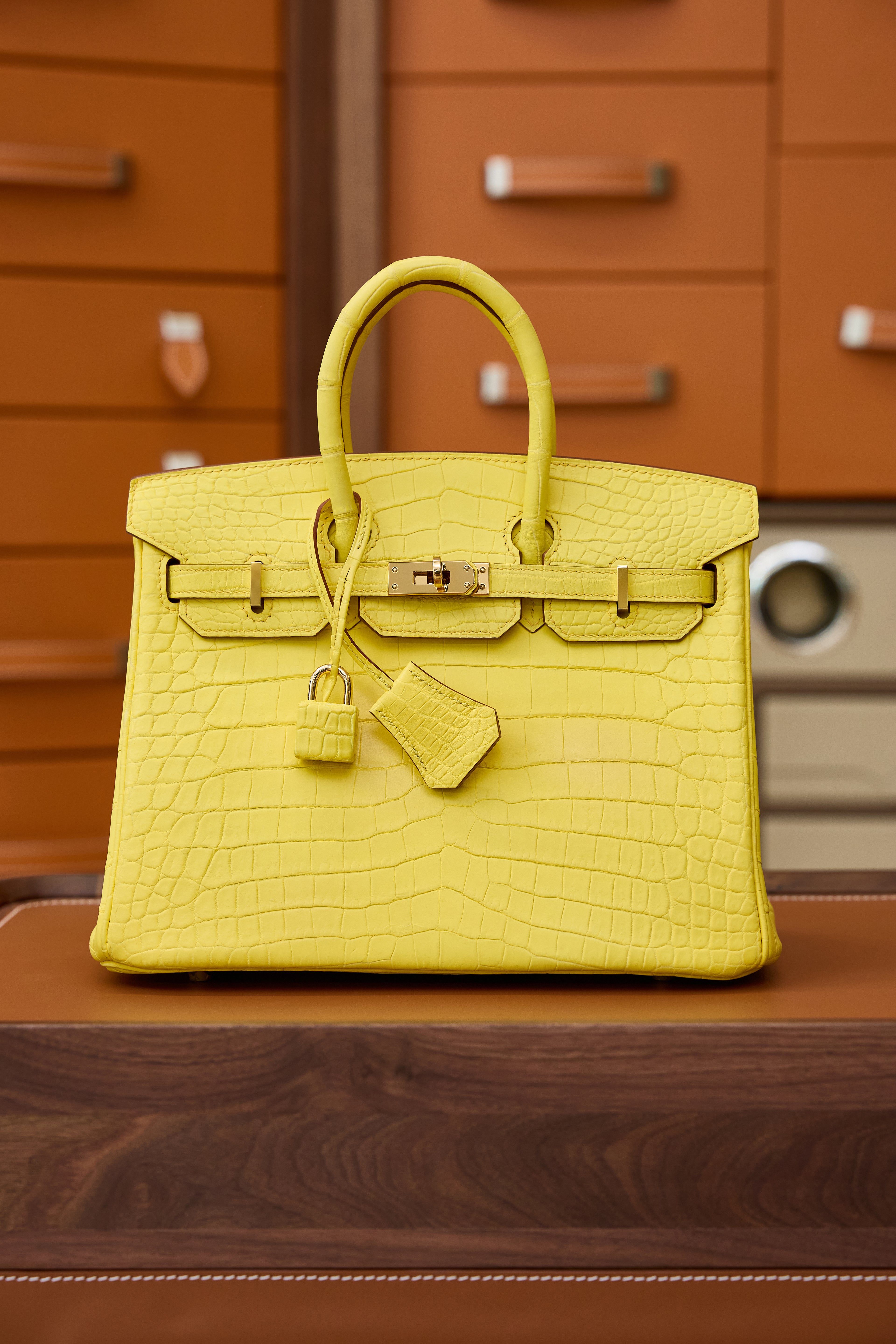 BK-2024 All Handmade Golden / Sliver Hardware Cumboo Porosus Crocodile leather