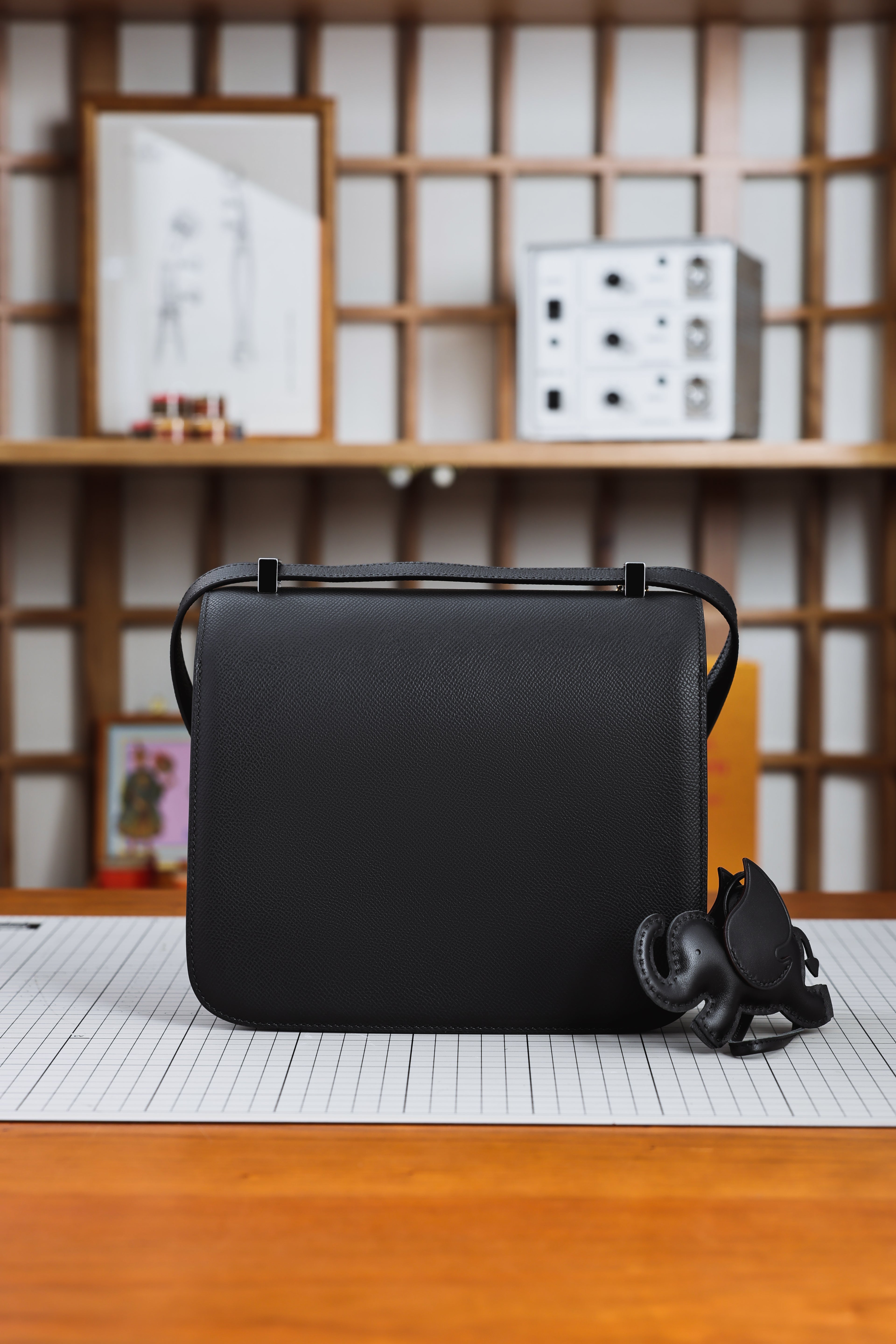 Constance- All Handmade Golden / Sliver Hardware  Noir Ep eather