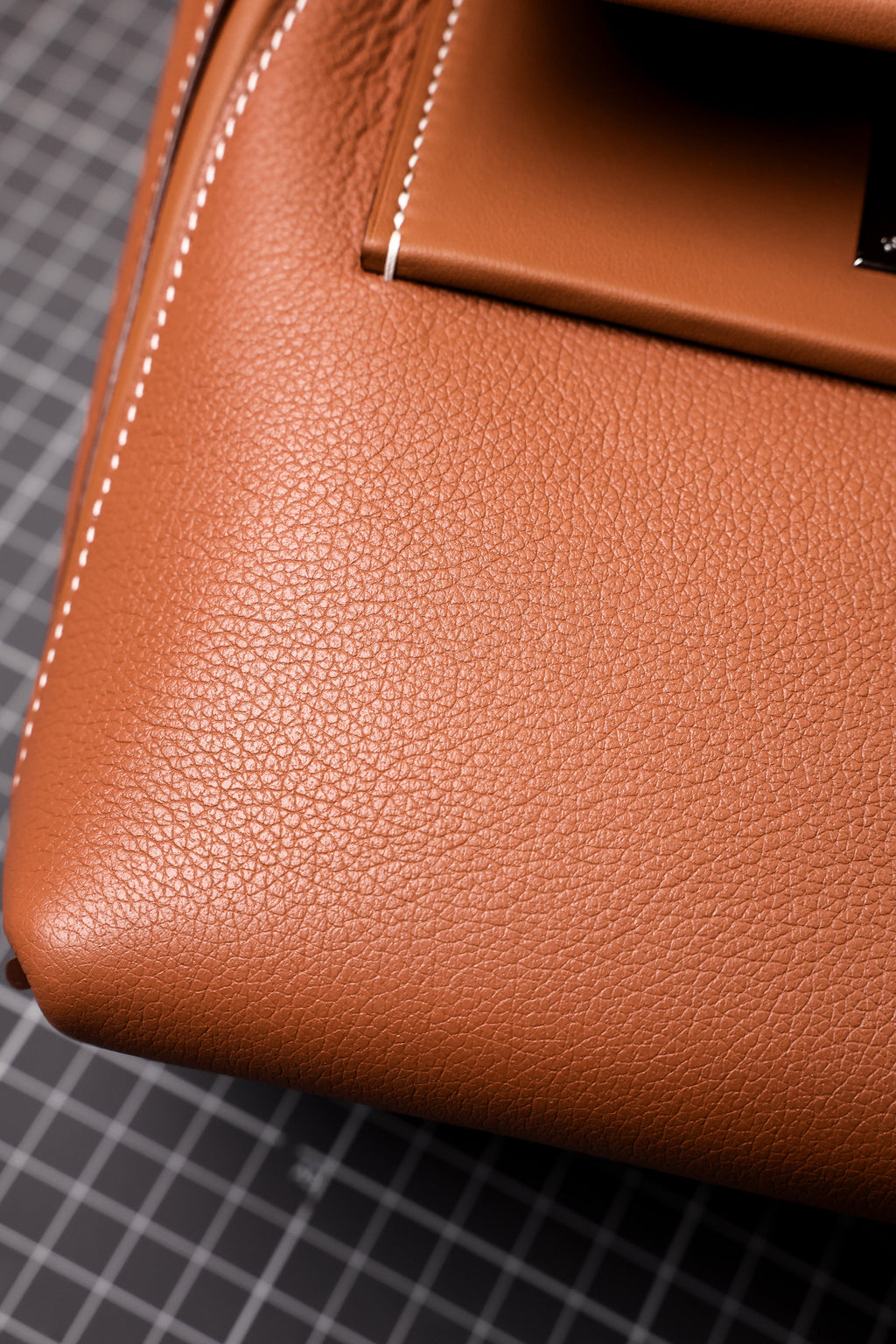 2424- All Handmade Golden / Sliver Hardware Golden brown TC eather