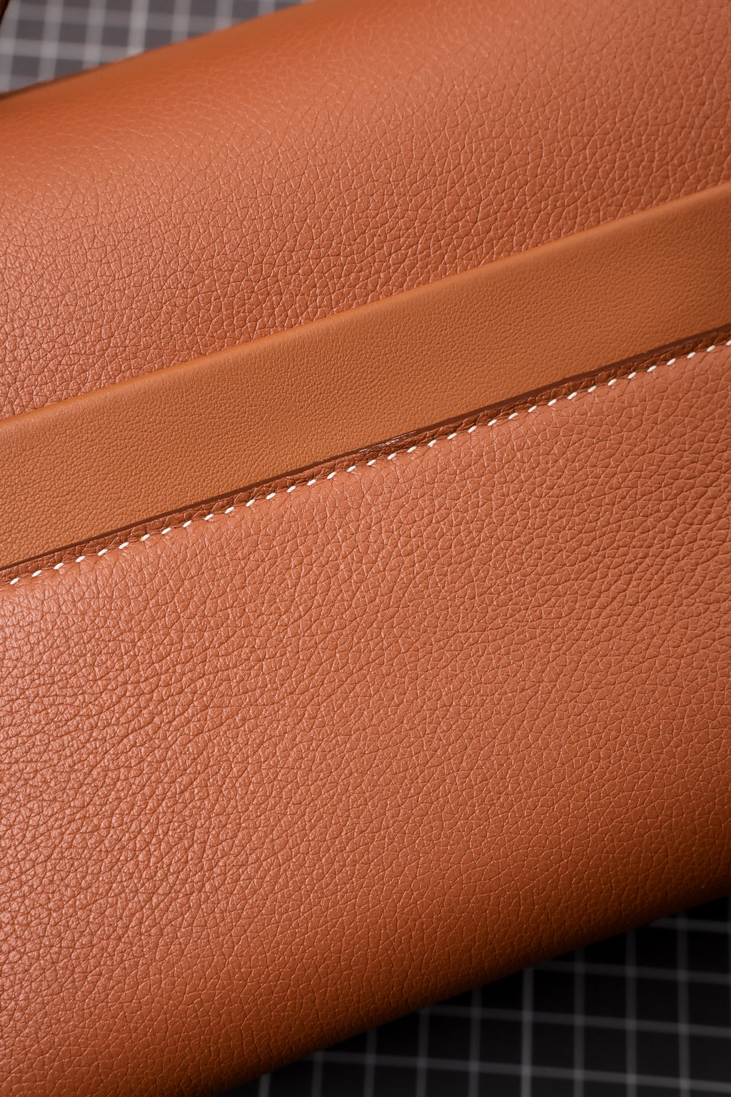 2424- All Handmade Golden / Sliver Hardware Golden brown TC eather