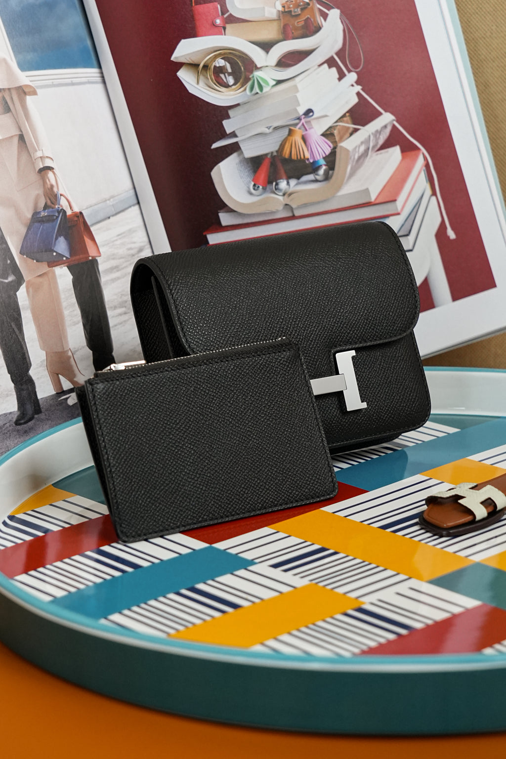 Constance- All Handmade Golden / Sliver Noir ep leather