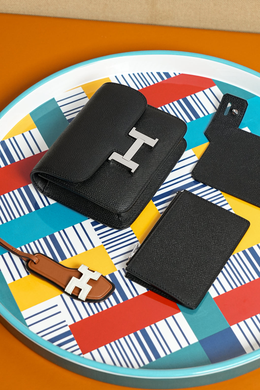 Constance- All Handmade Golden / Sliver Noir ep leather