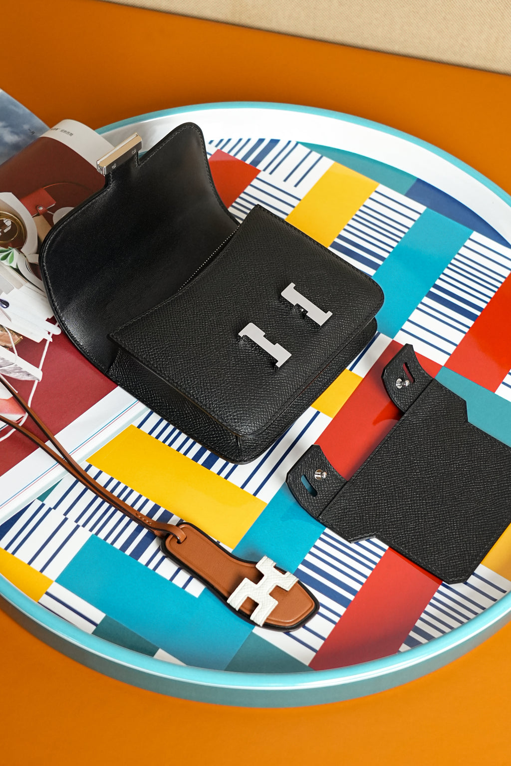 Constance- All Handmade Golden / Sliver Noir ep leather