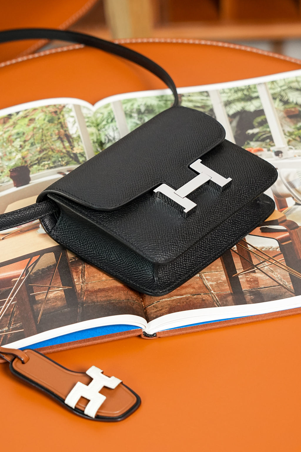 Constance- All Handmade Golden / Sliver Noir ep leather