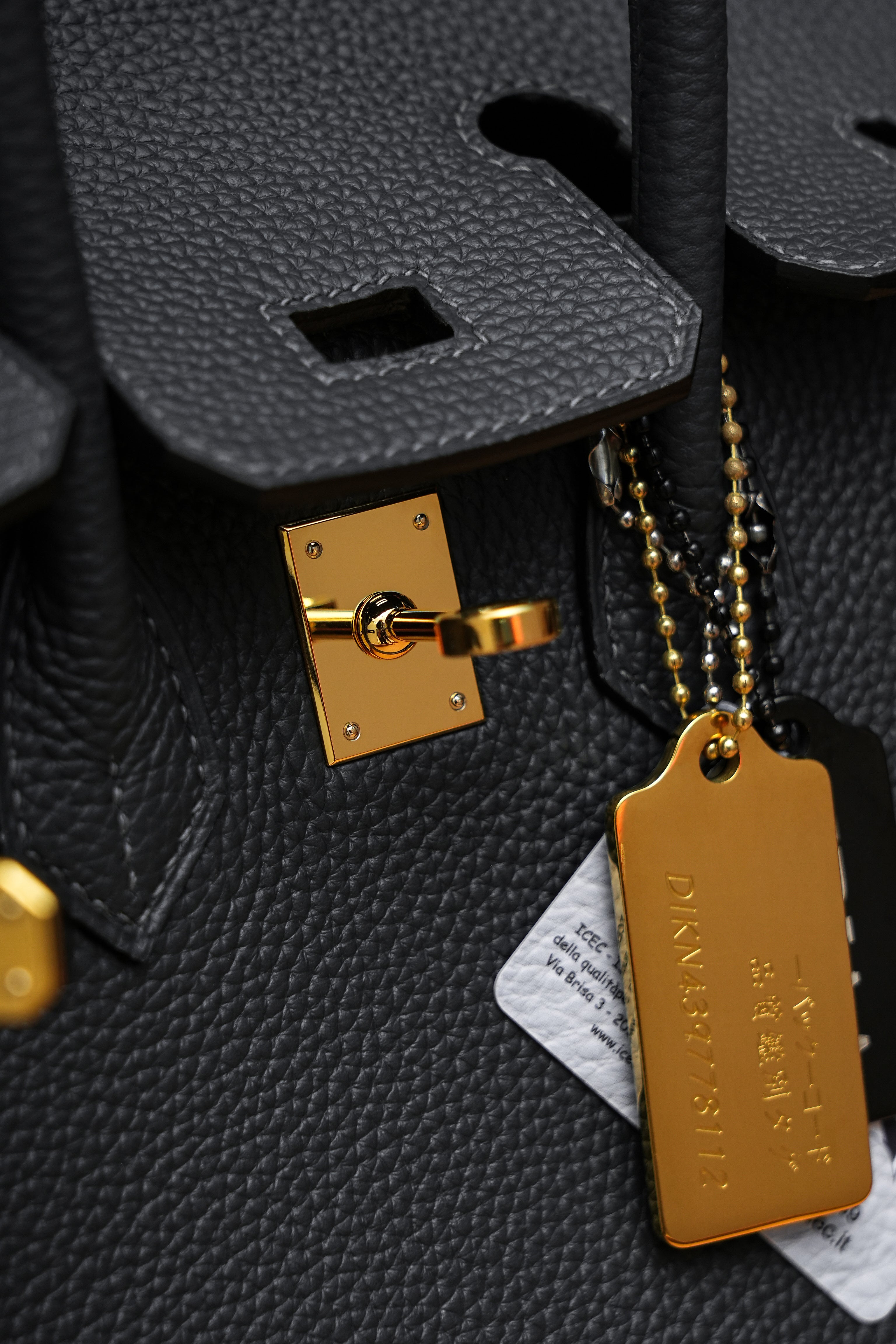 BK- All Handmade Golden / Sliver Hardware Nior togo leather