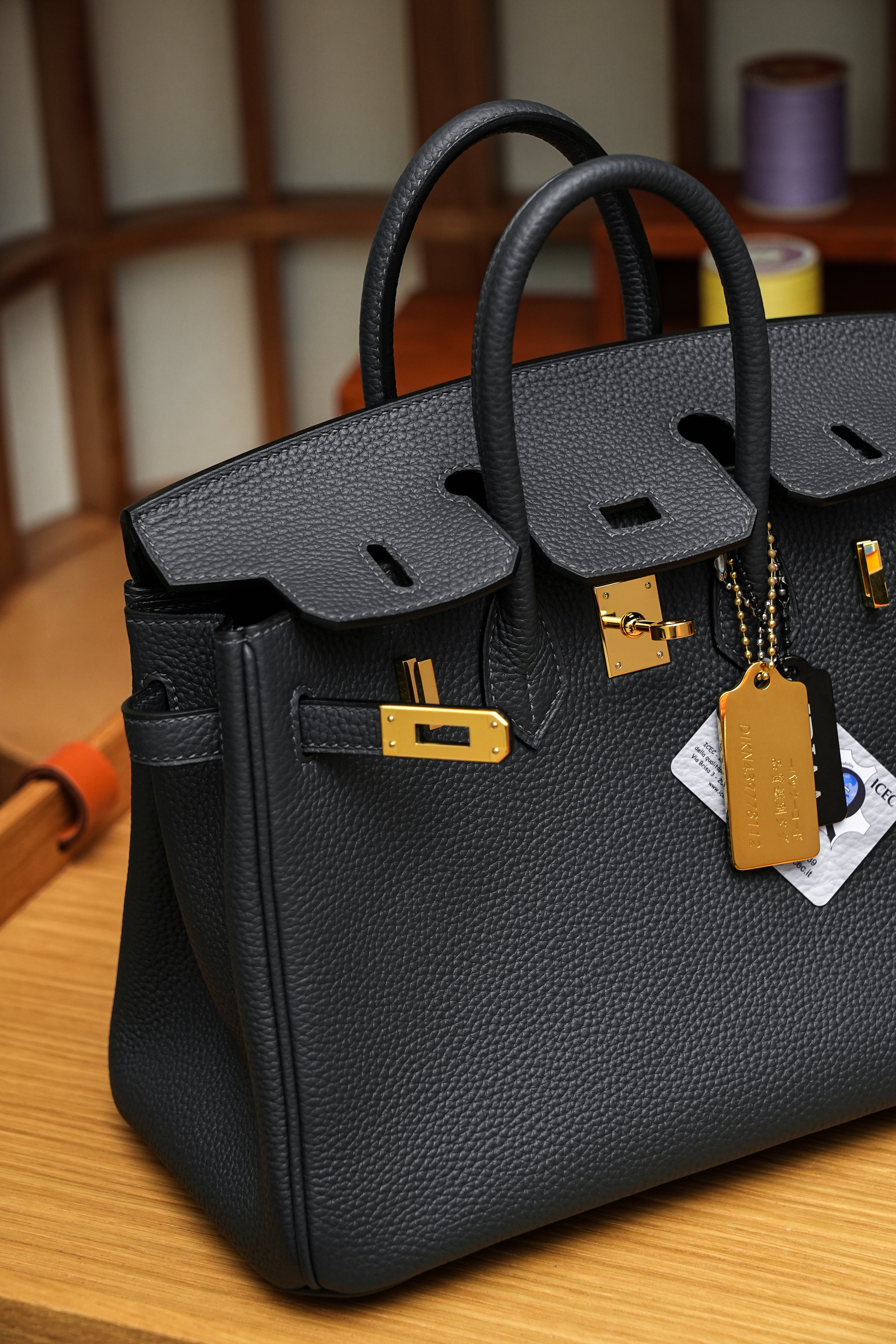 BK- All Handmade Golden / Sliver Hardware Nior togo leather