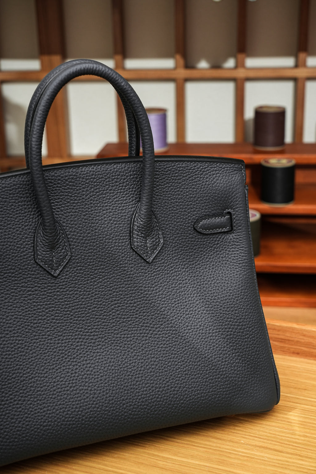 BK- All Handmade Golden / Sliver Hardware Nior togo leather