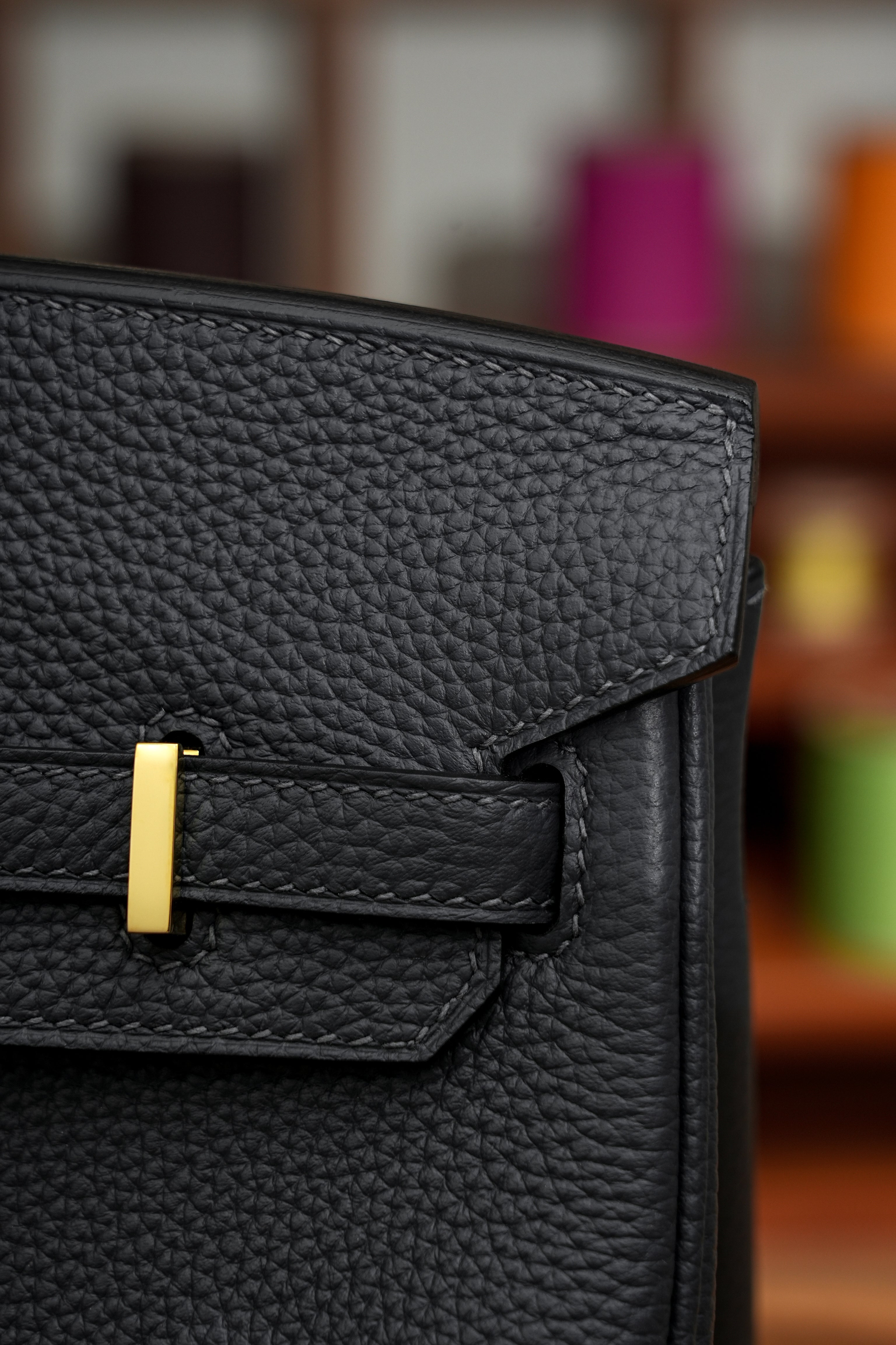 BK- All Handmade Golden / Sliver Hardware Nior togo leather