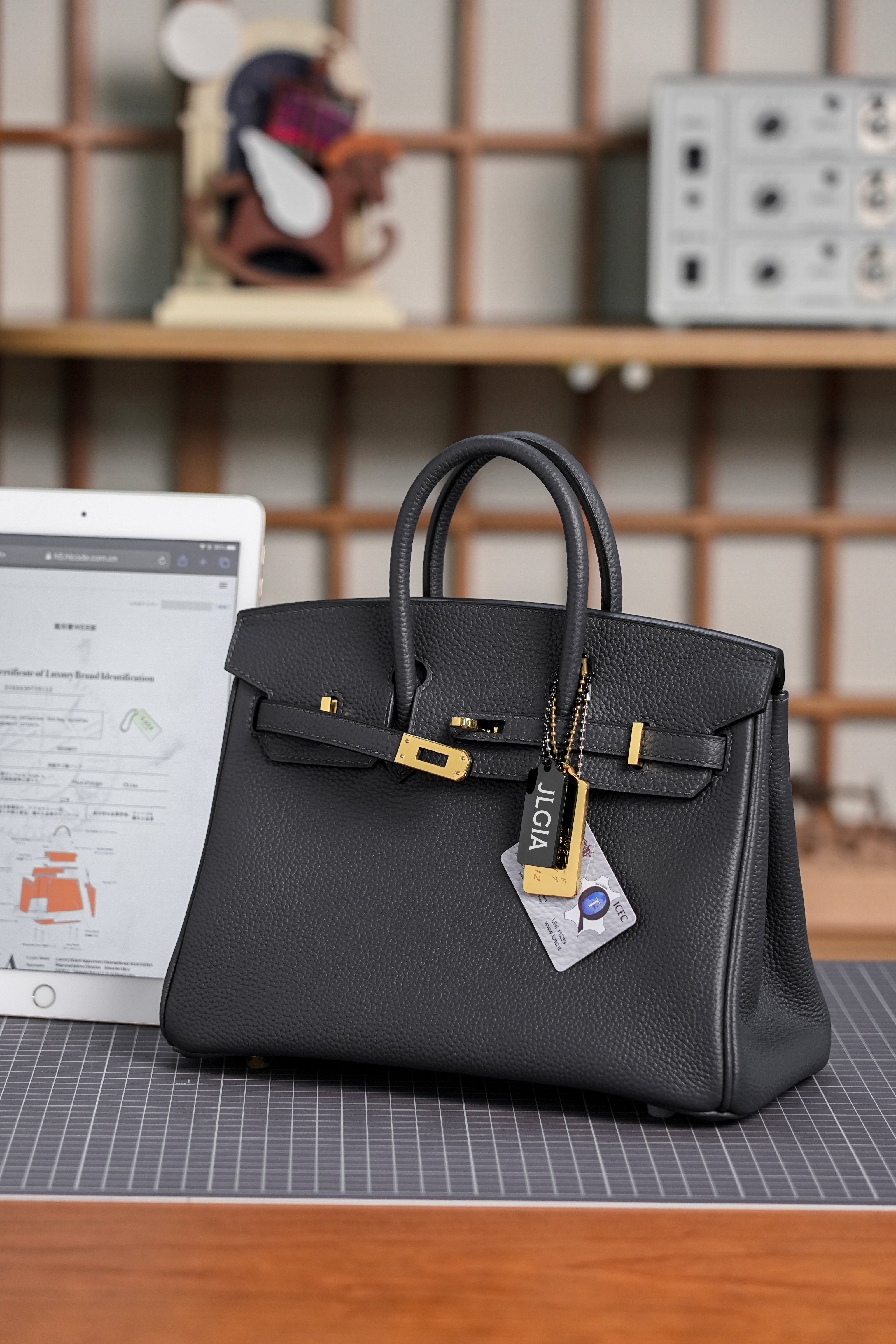 BK- All Handmade Golden / Sliver Hardware Nior togo leather