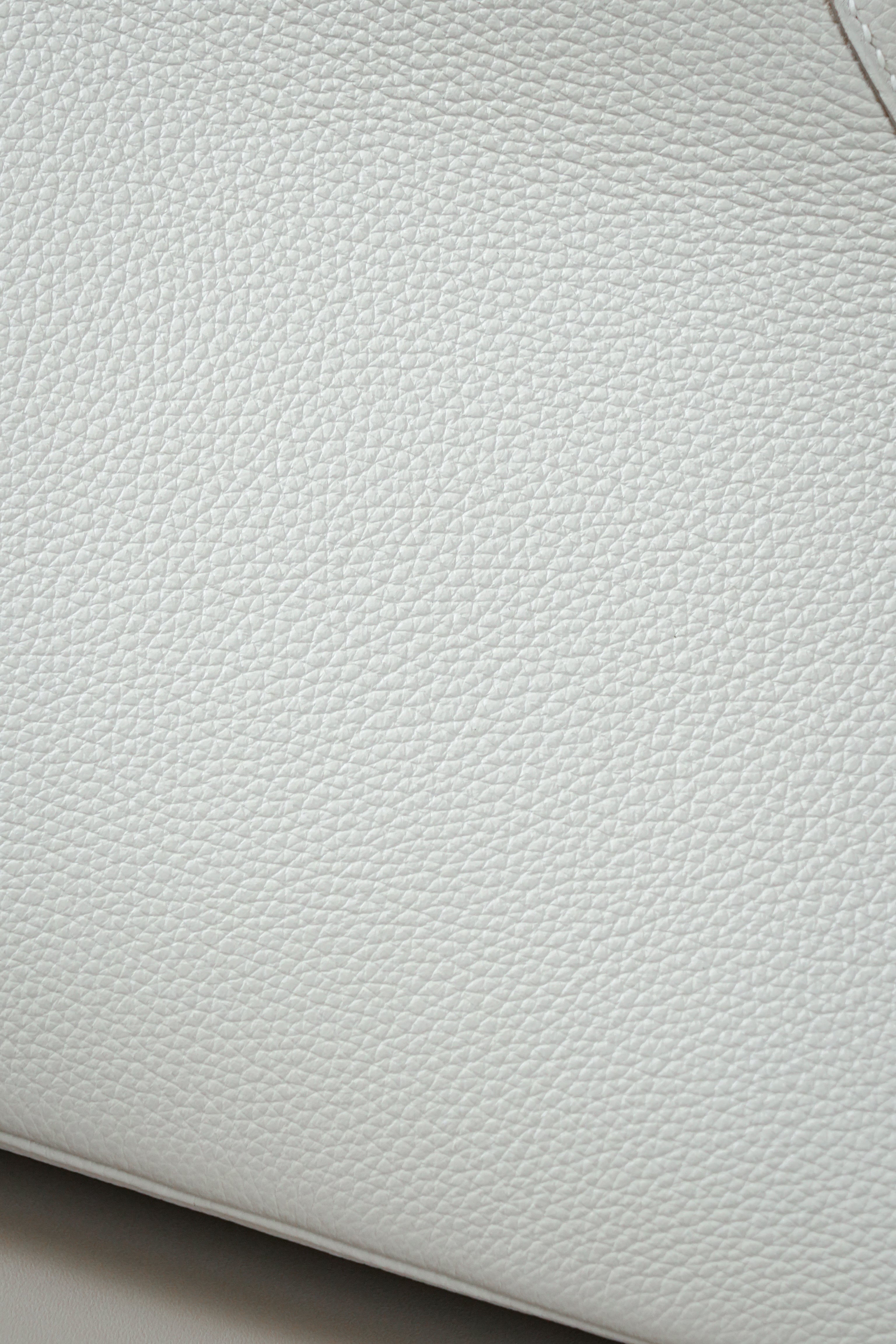 Birkin- All Handmade Golden / Sliver Craie swift leather