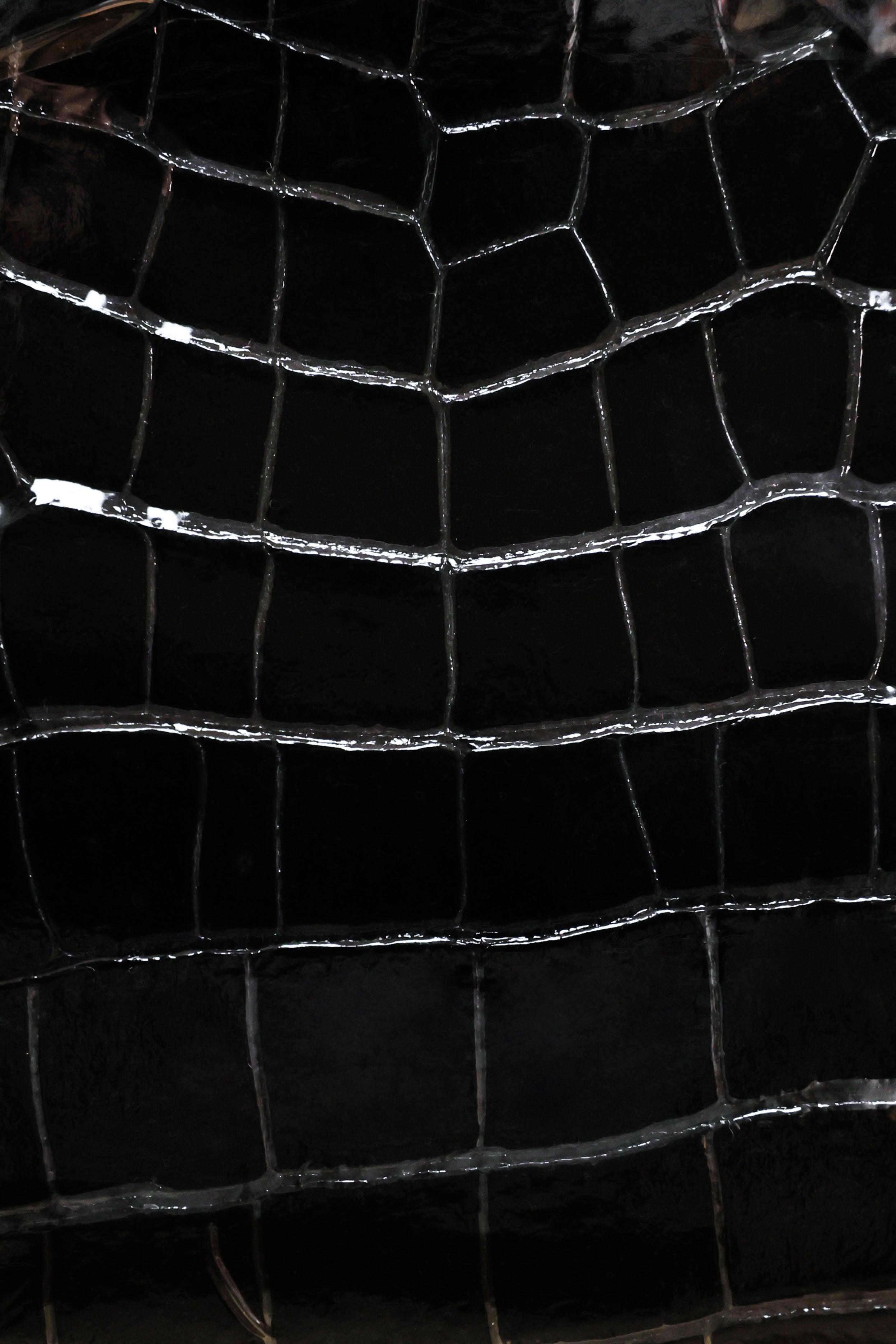 BK-2024 All Handmade Sliver Hardware Noir Bright surface American crocodile leather