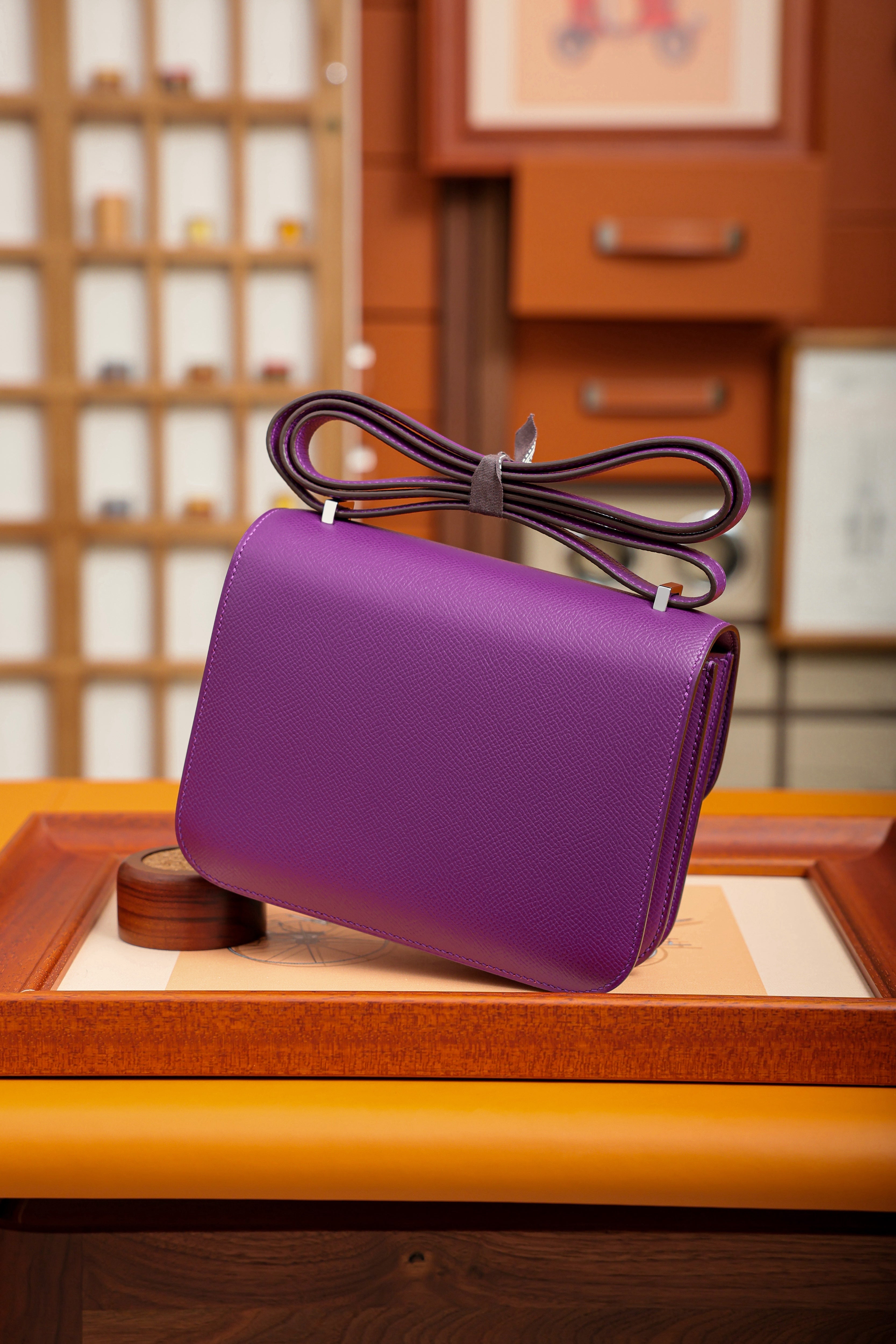 Constance- All Handmade Golden / Sliver Hardware Anemone Ep eather