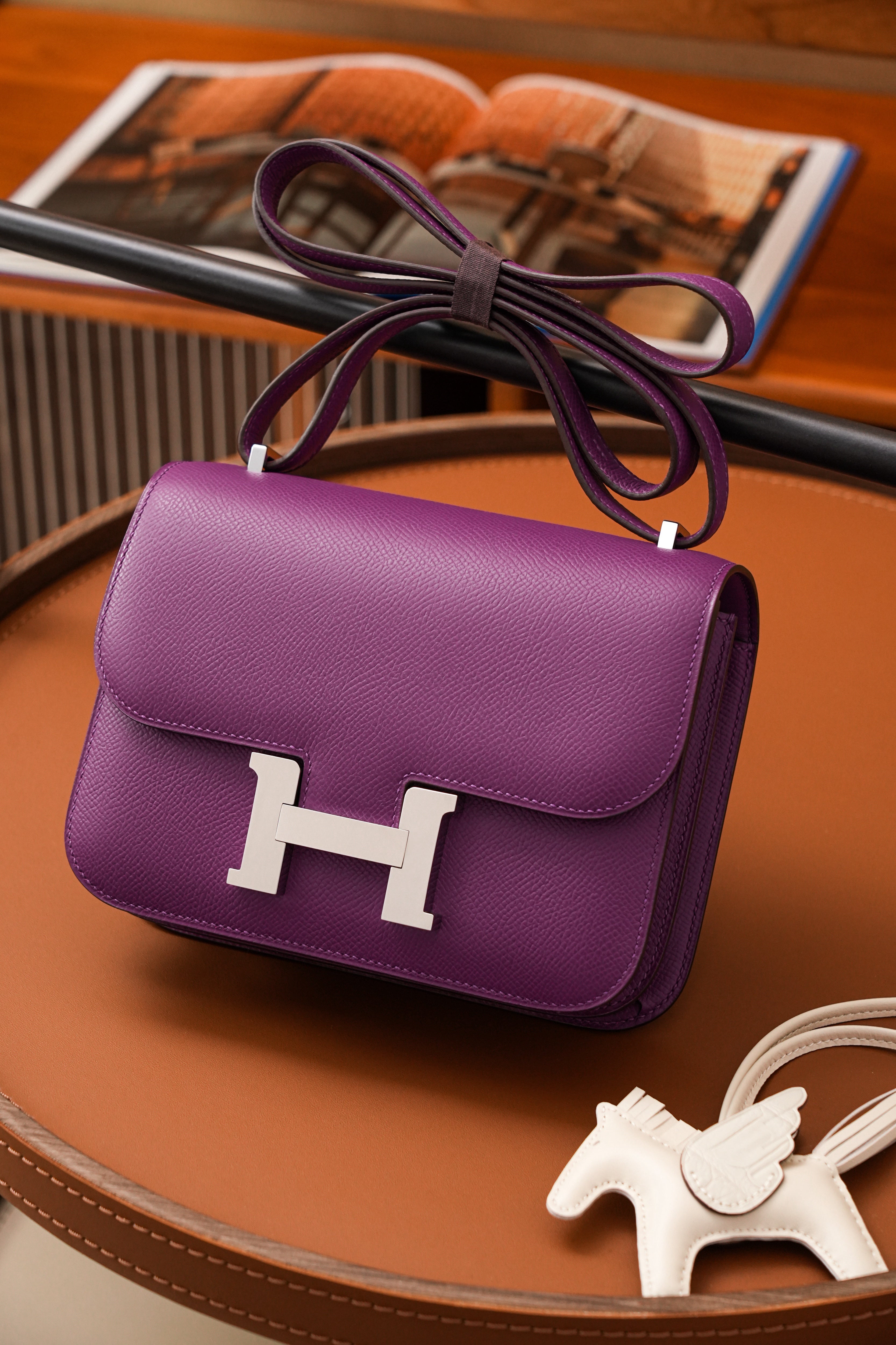 Constance- All Handmade Golden / Sliver Hardware Anemone Ep eather