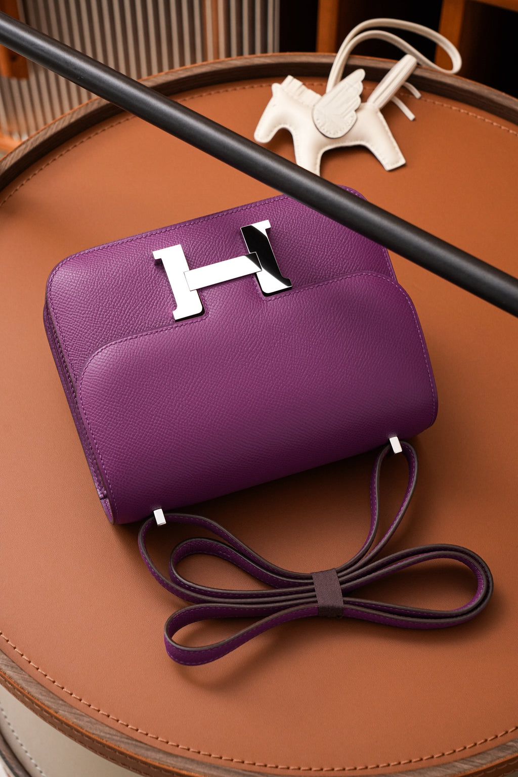 Constance- All Handmade Golden / Sliver Hardware Anemone Ep eather