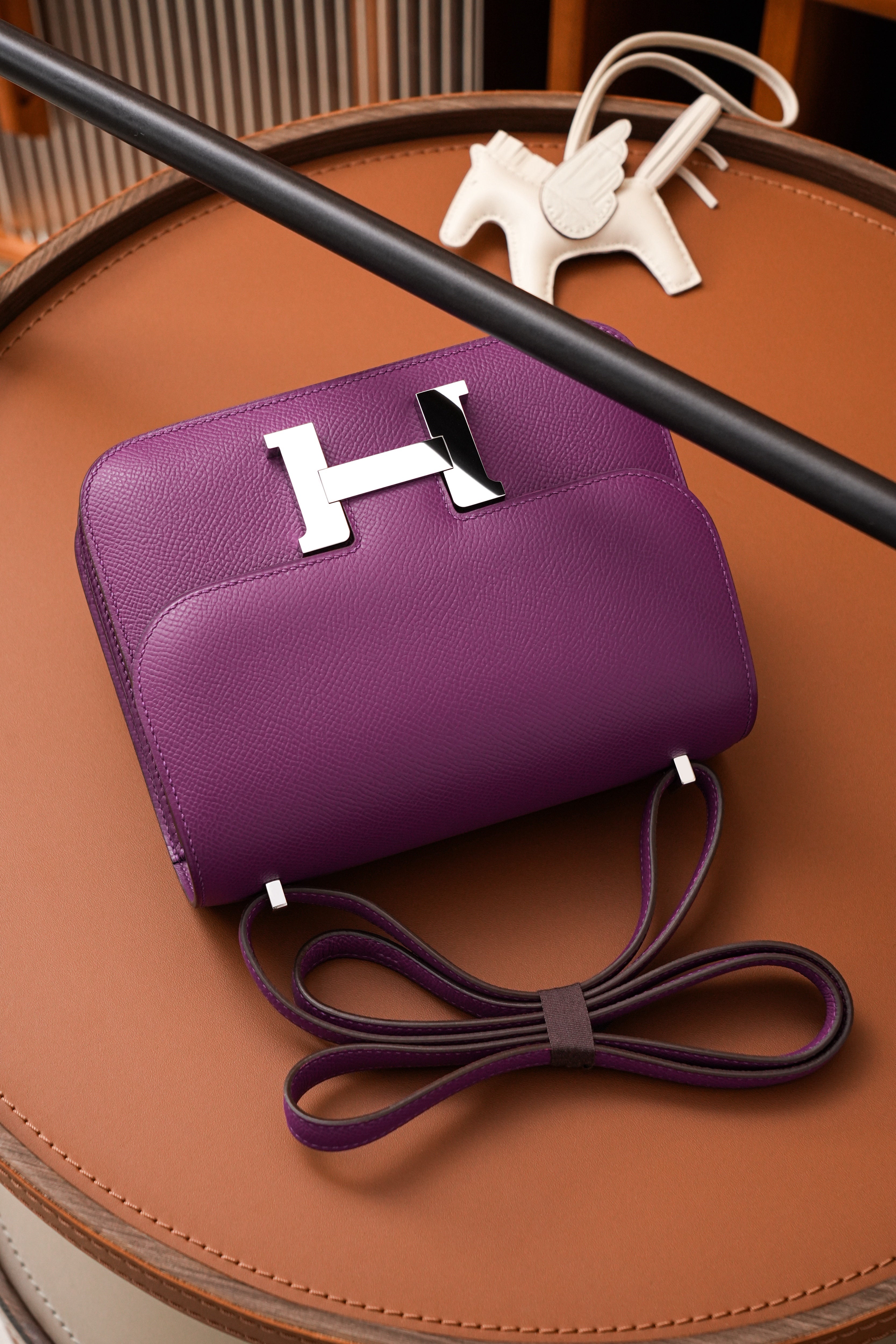 Constance- All Handmade Golden / Sliver Hardware Anemone Ep eather