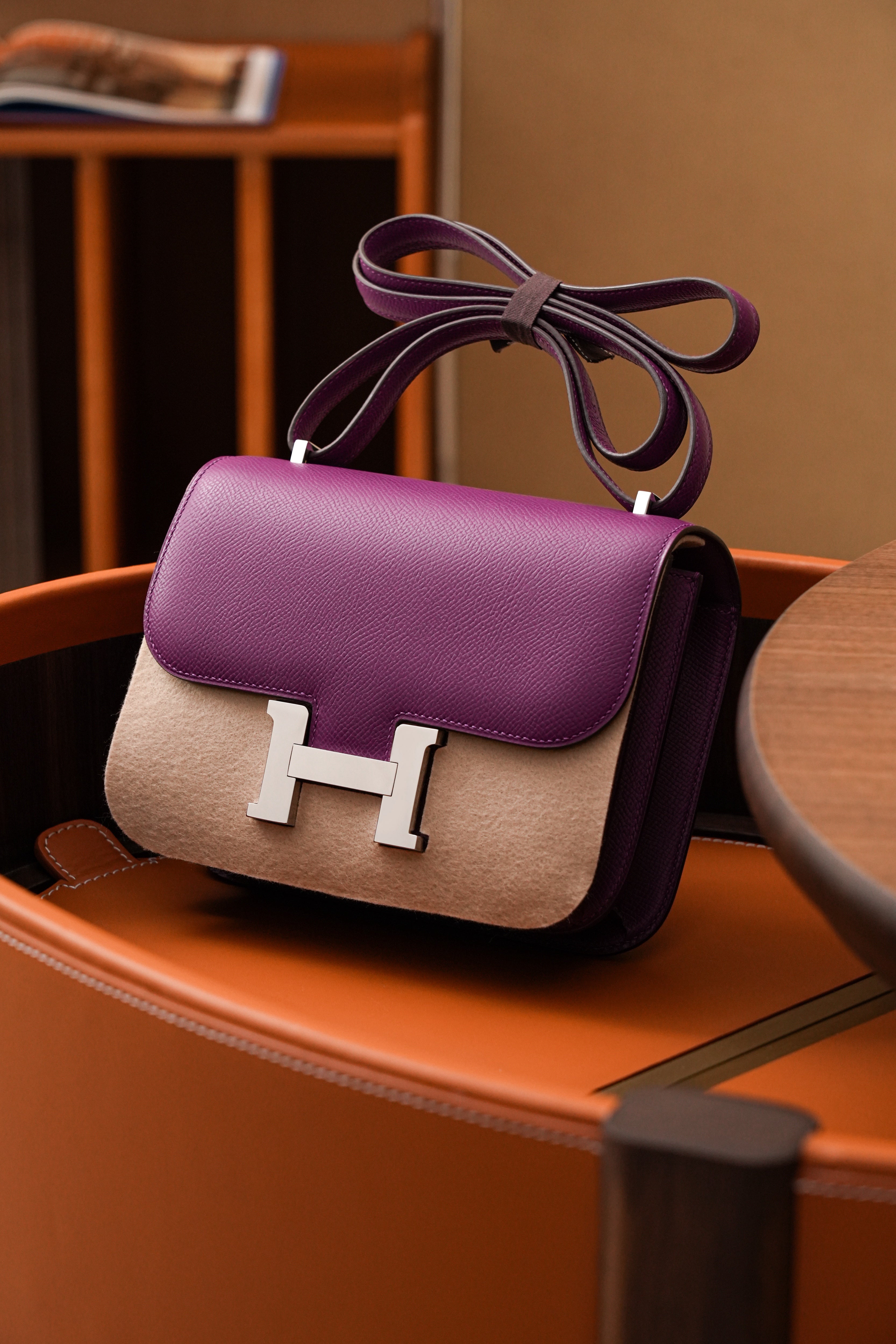 Constance- All Handmade Golden / Sliver Hardware Anemone Ep eather