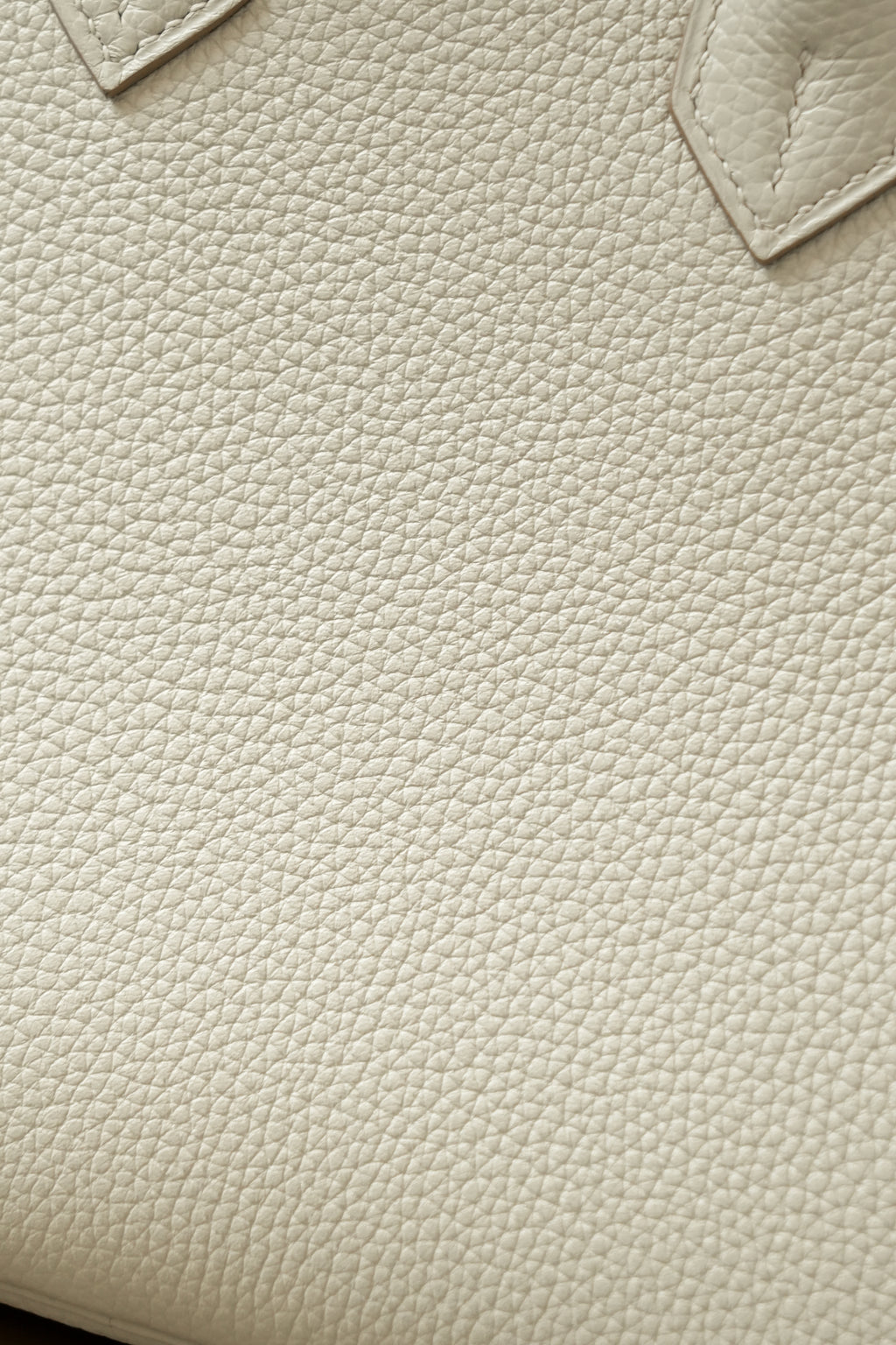 Birkin- All Handmade Golden / Sliver Craie  swift leather