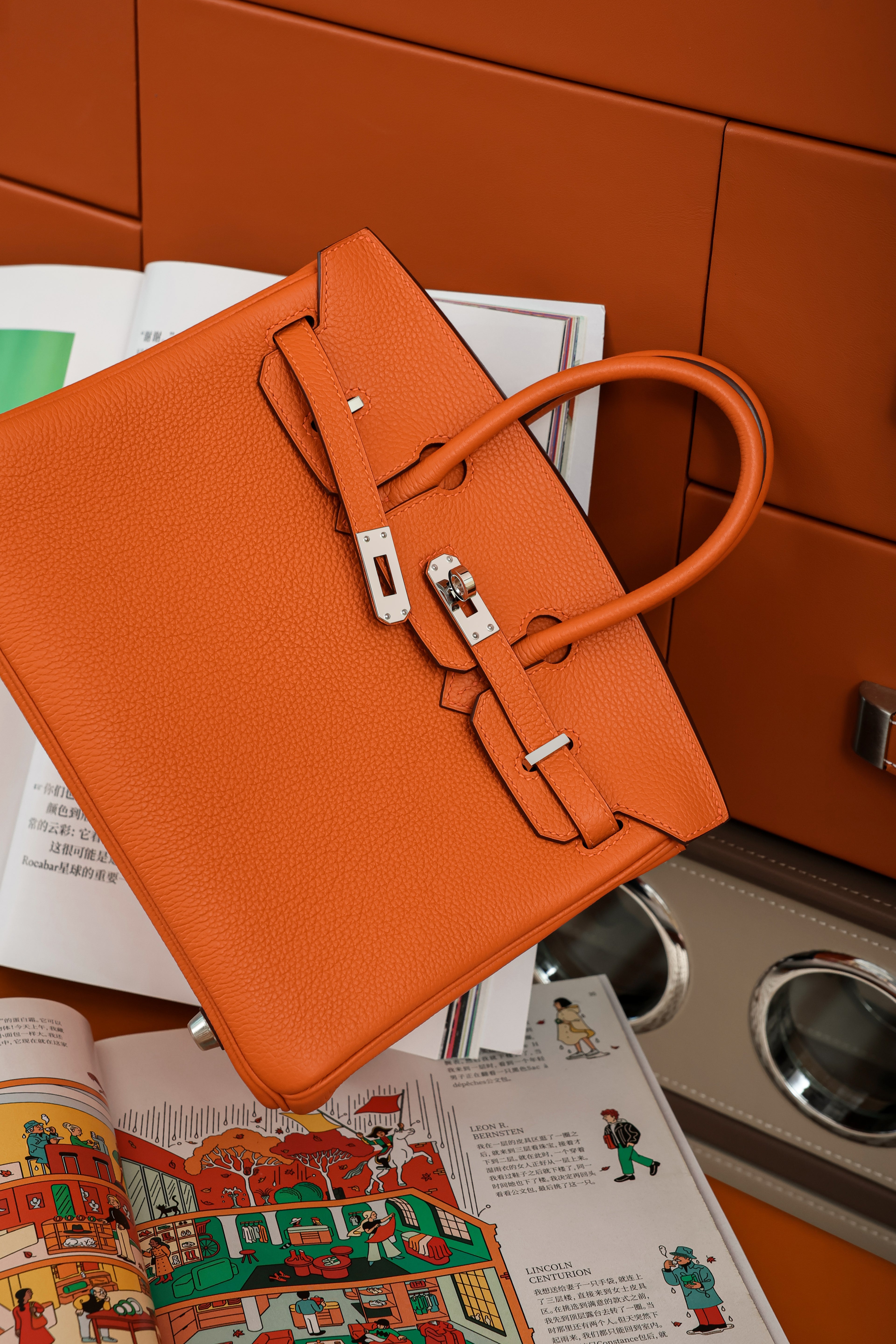 BK- All Handmade Golden / Sliver Hardware Nior togo leather