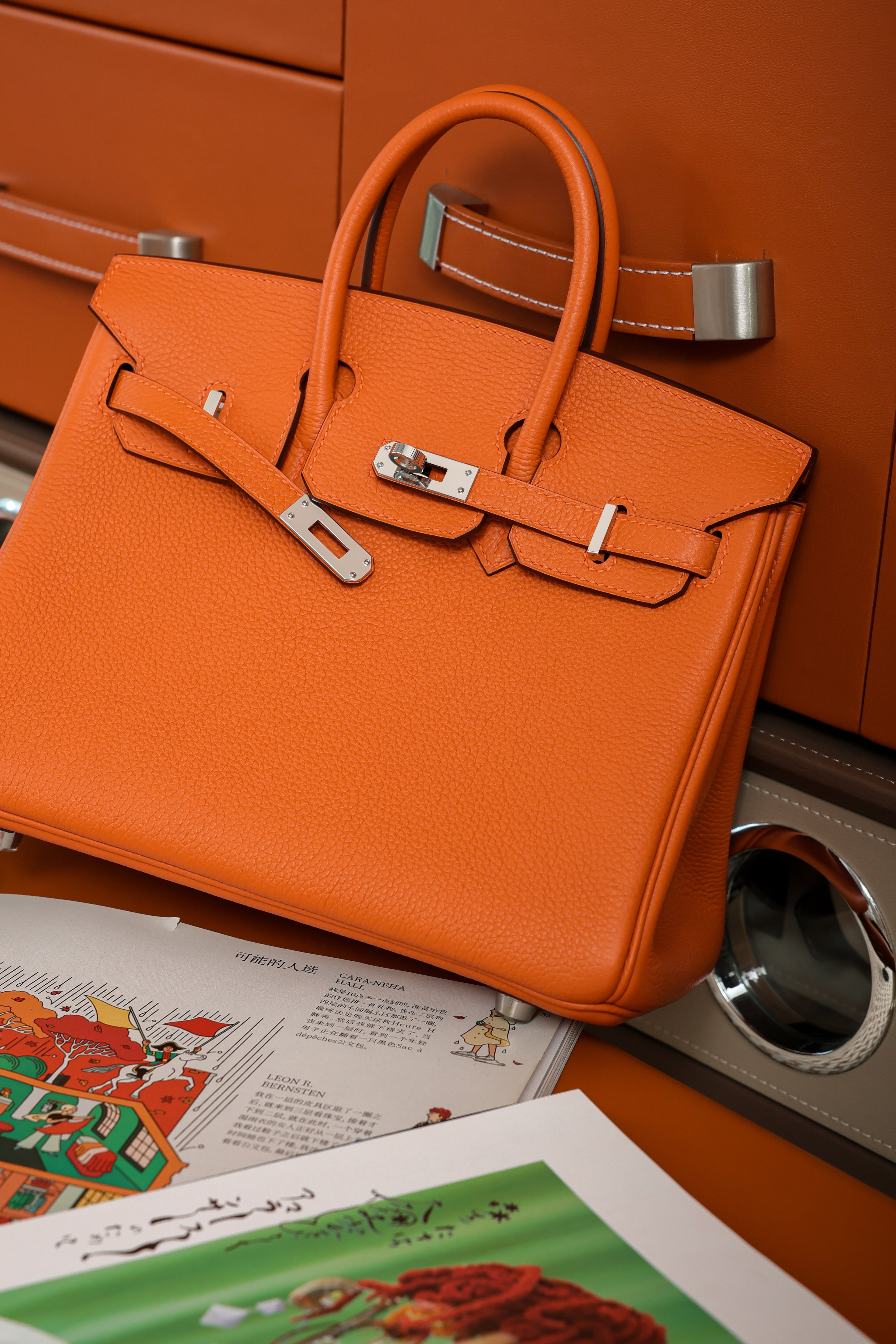 BK- All Handmade Golden / Sliver Hardware Nior togo leather