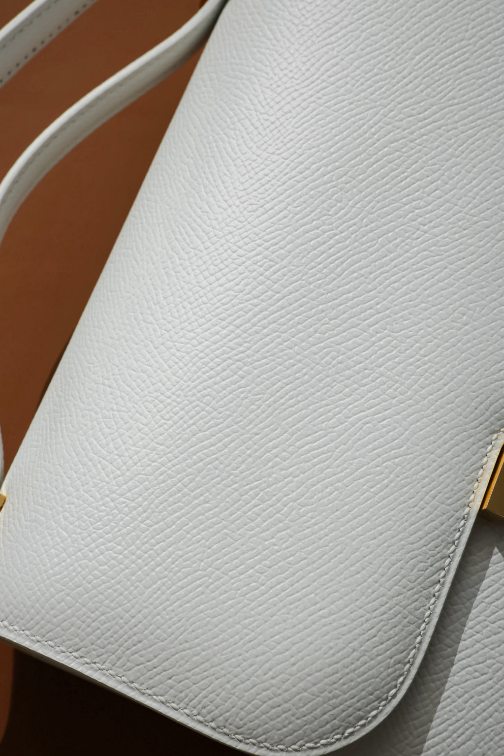 Constance- All Handmade Golden / Sliver Blanc ep leather
