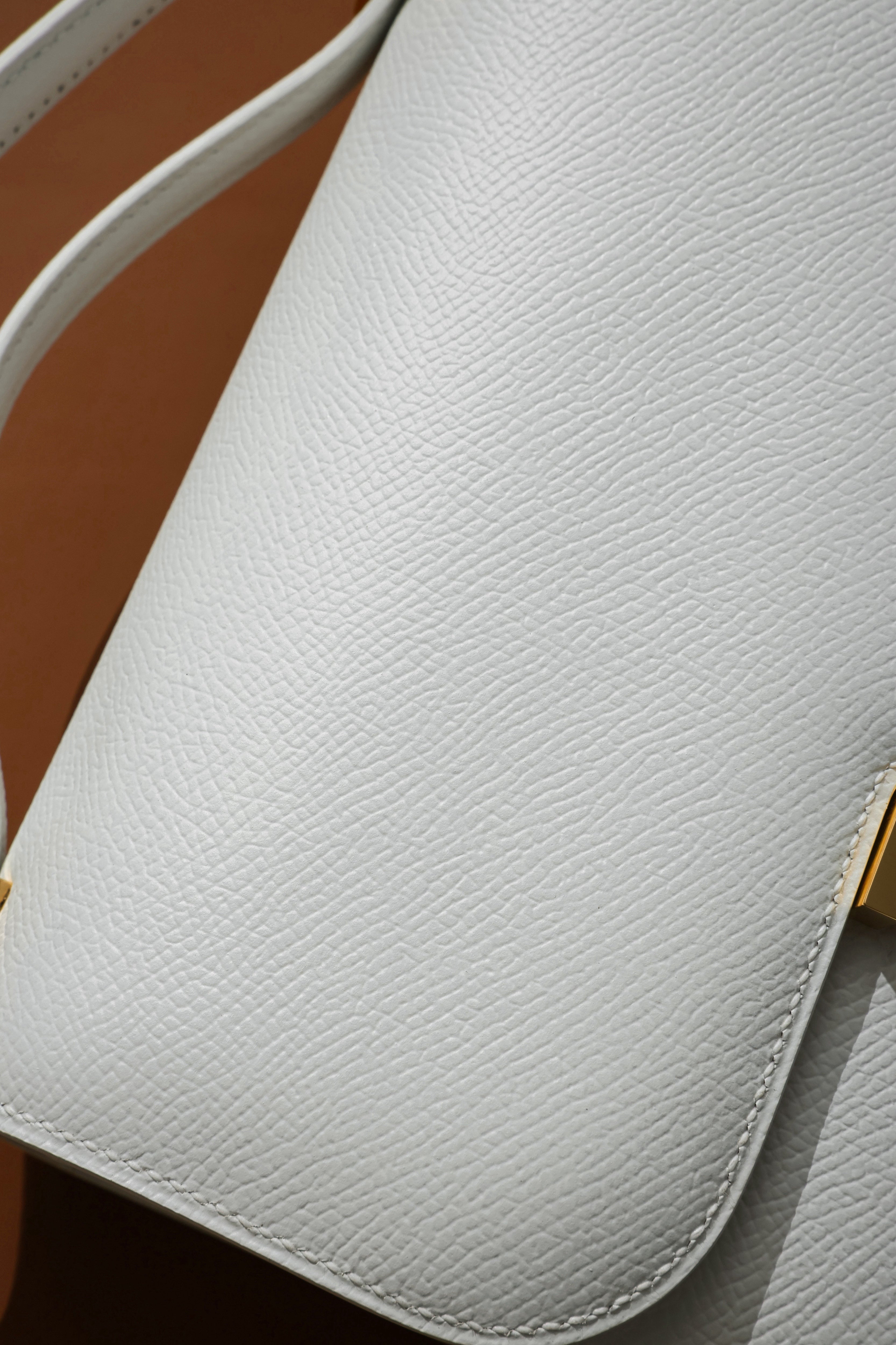 Constance- All Handmade Golden / Sliver Blanc ep leather