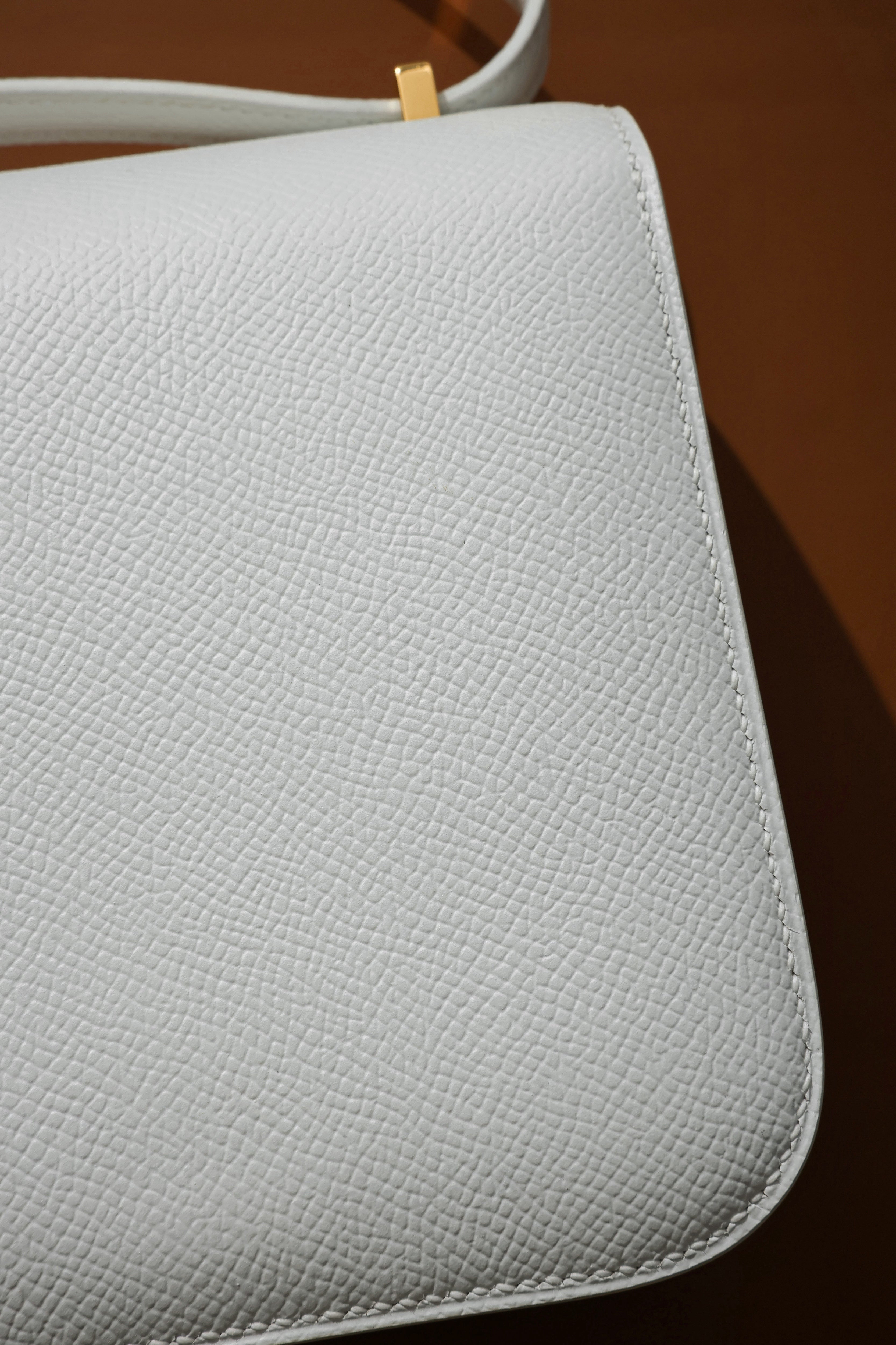 Constance- All Handmade Golden / Sliver Blanc ep leather