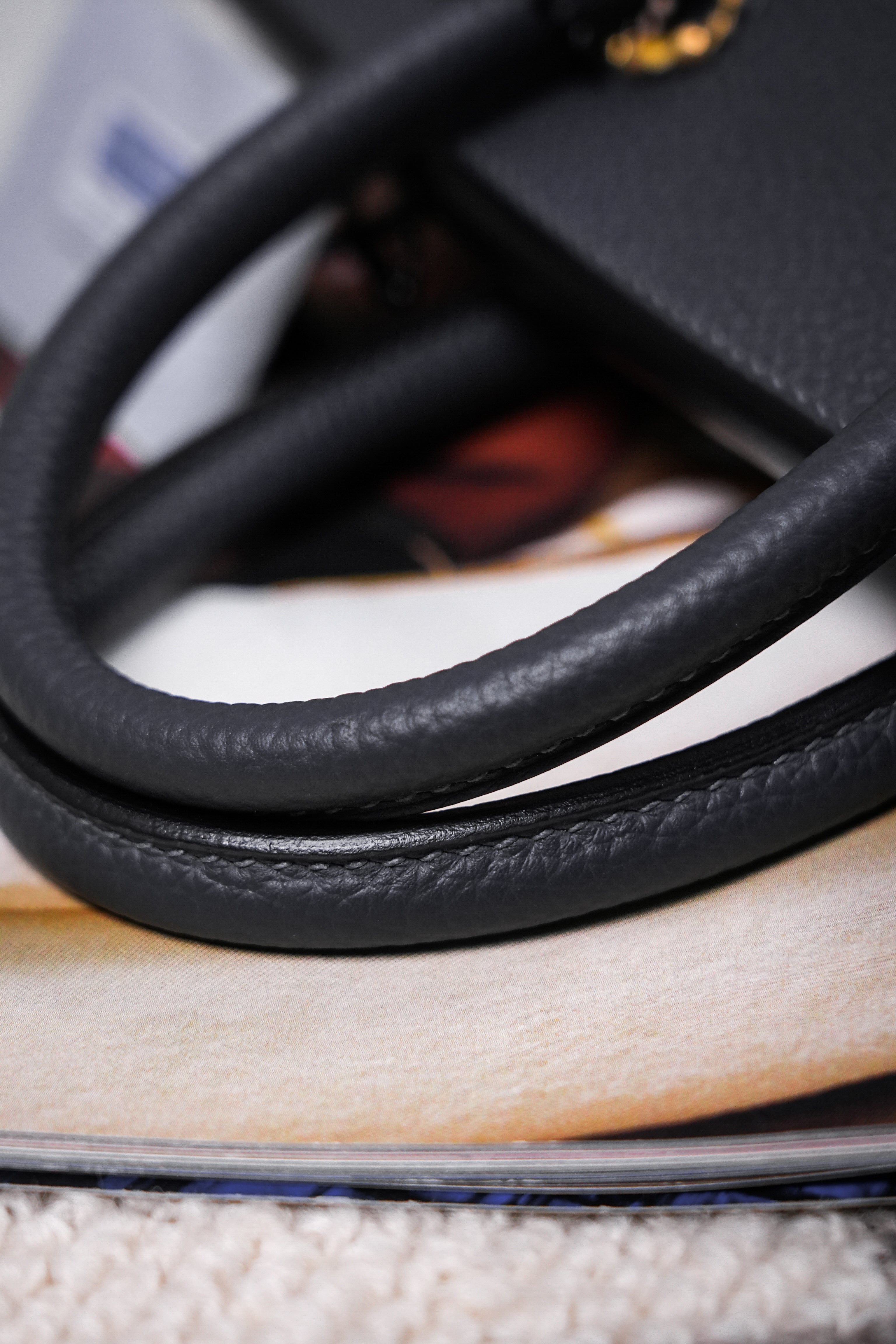 Birkin- All Handmade Golden / Sliver  Haze ash togo leather