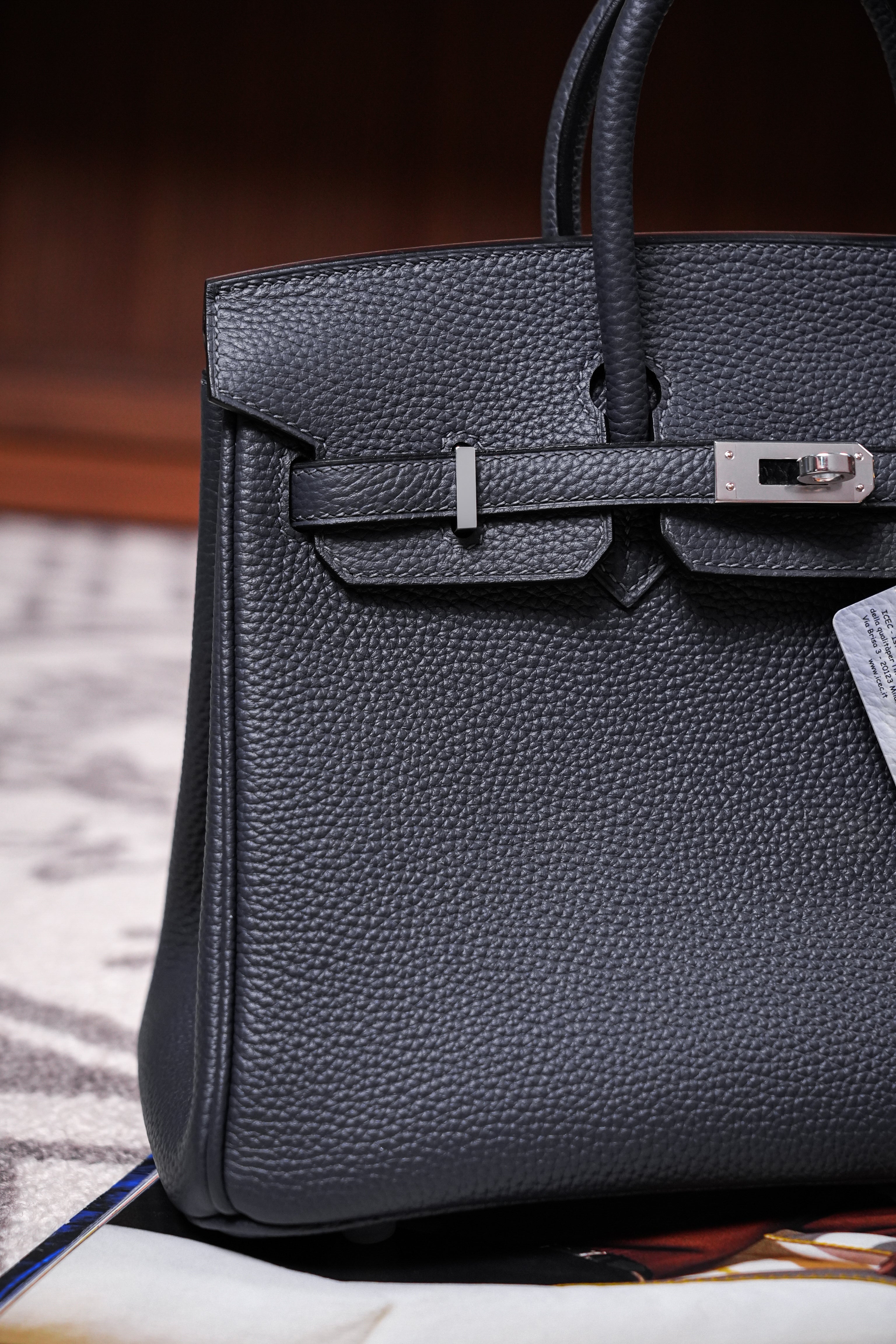 Birkin- All Handmade Golden / Sliver  Haze ash togo leather