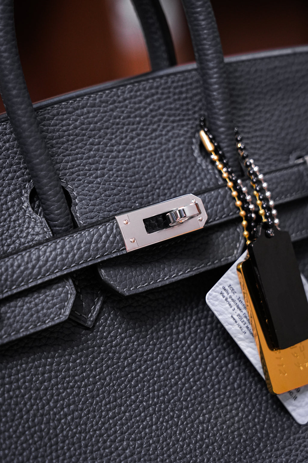 Birkin- All Handmade Golden / Sliver  Haze ash togo leather