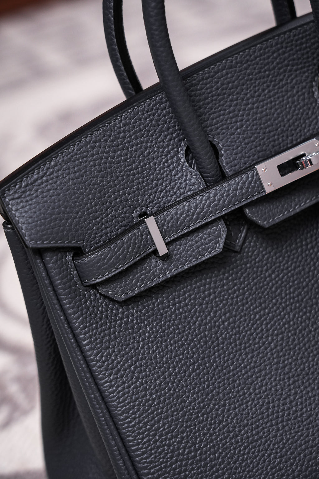 Birkin- All Handmade Golden / Sliver  Haze ash togo leather