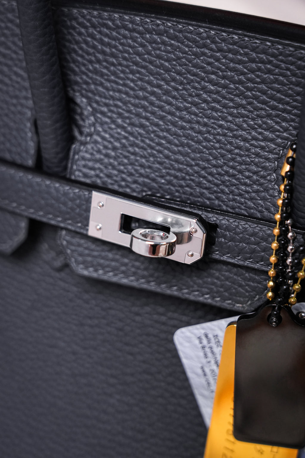 Birkin- All Handmade Golden / Sliver  Haze ash togo leather