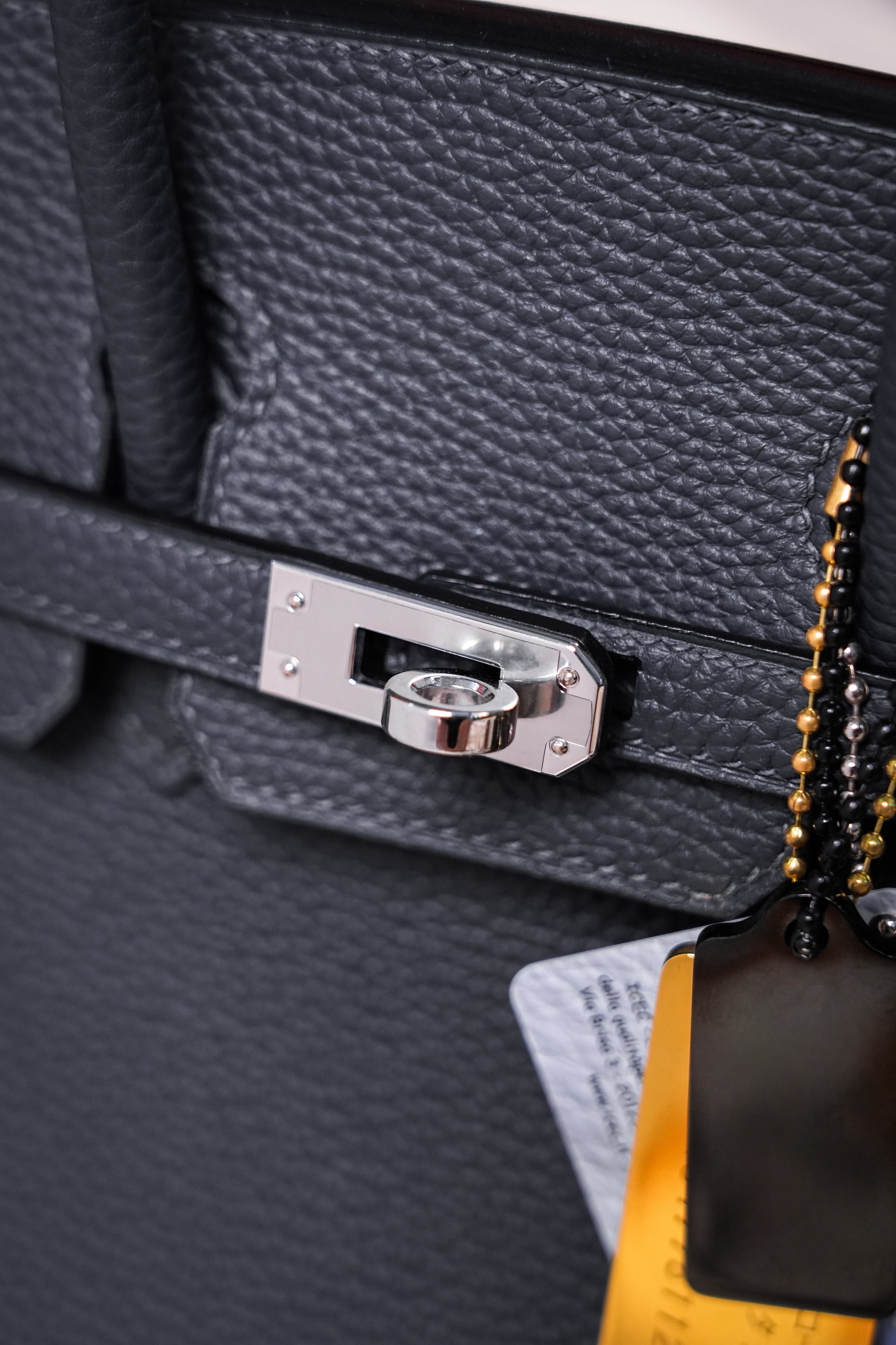 Birkin- All Handmade Golden / Sliver  Haze ash togo leather