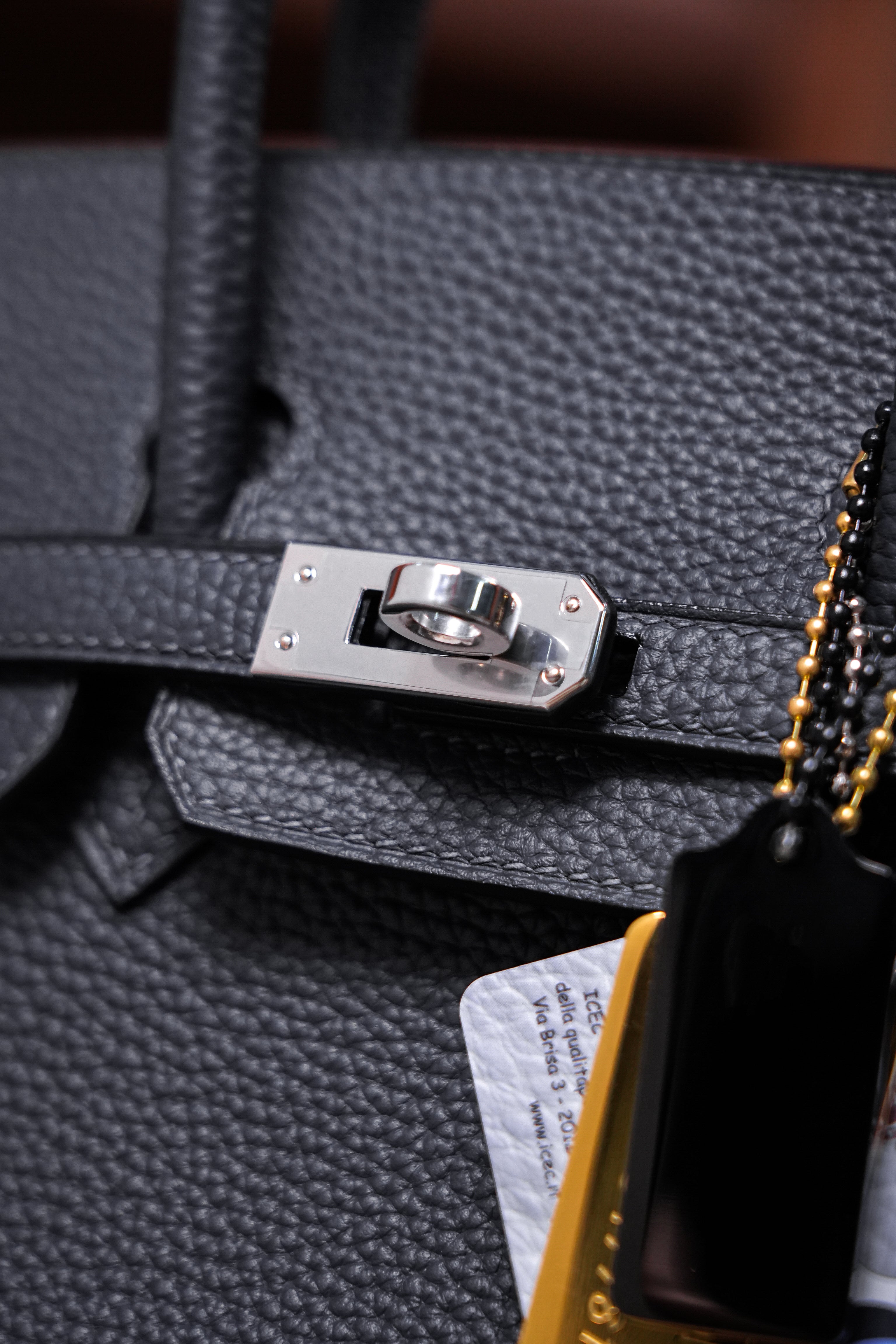 Birkin- All Handmade Golden / Sliver  Haze ash togo leather