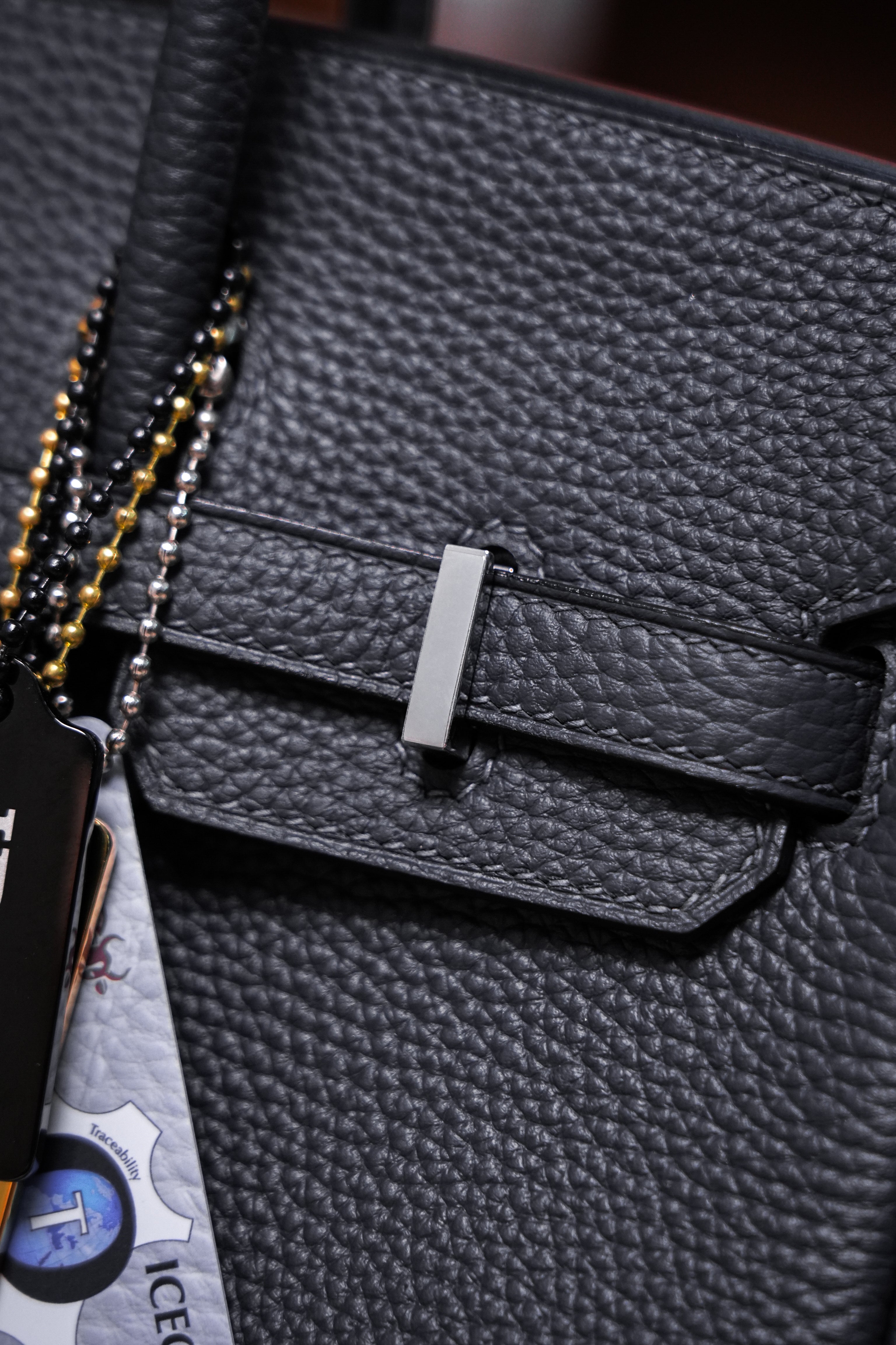 Birkin- All Handmade Golden / Sliver  Haze ash togo leather