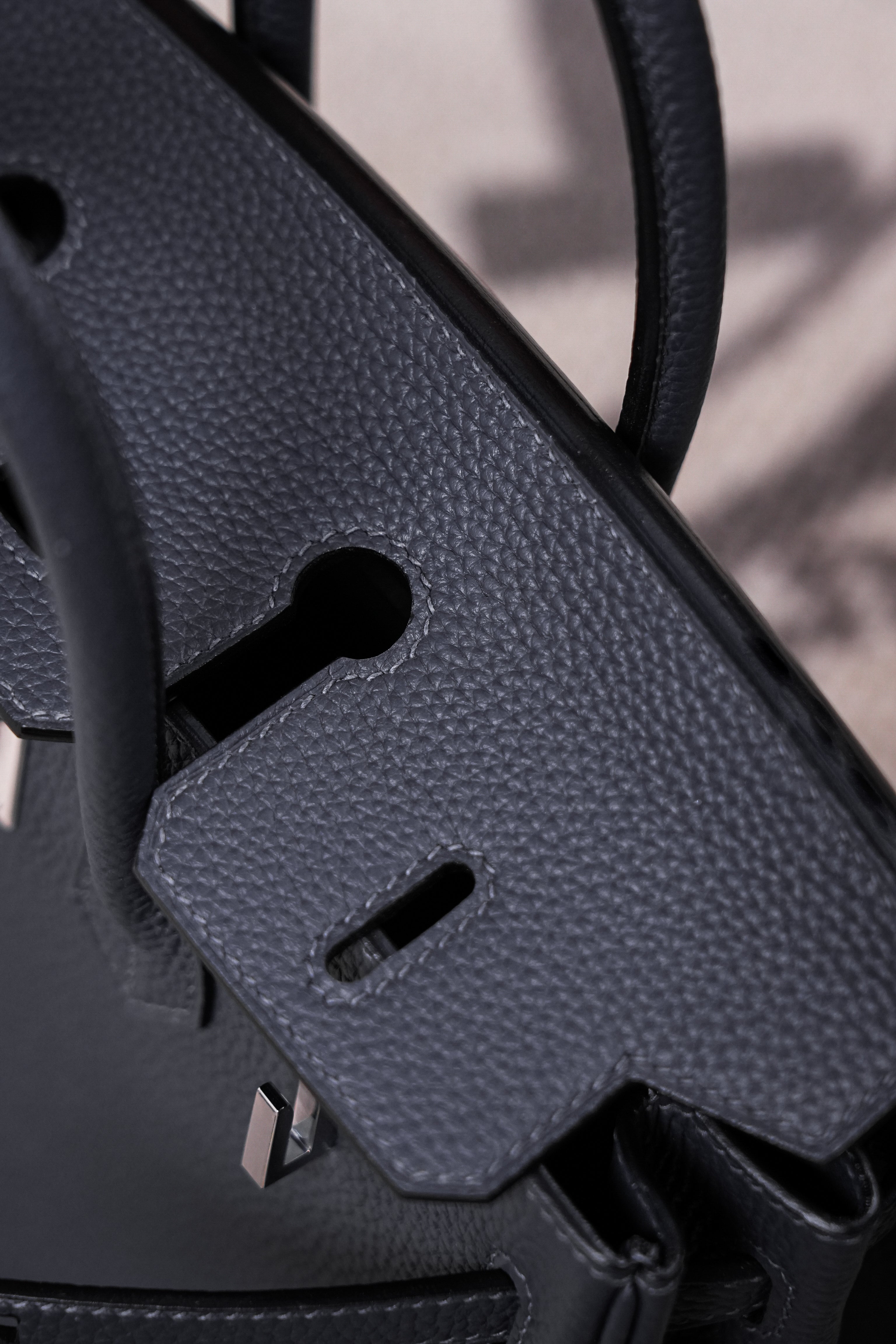 Birkin- All Handmade Golden / Sliver  Haze ash togo leather