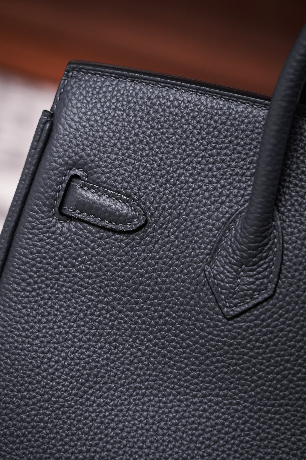 Birkin- All Handmade Golden / Sliver  Haze ash togo leather