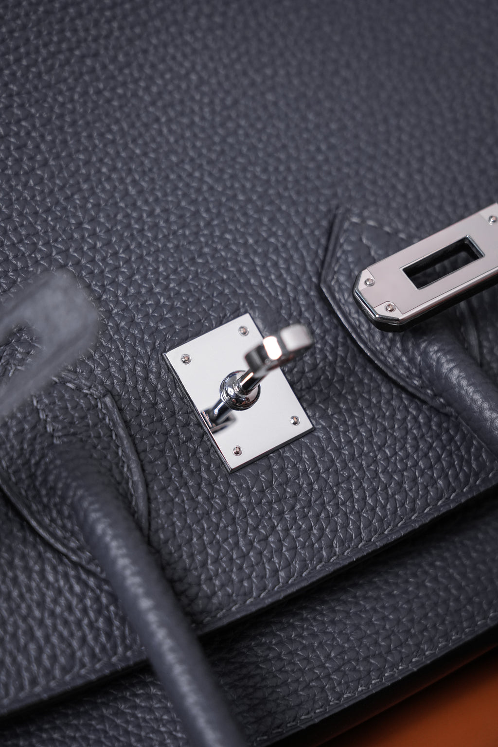 Birkin- All Handmade Golden / Sliver  Haze ash togo leather