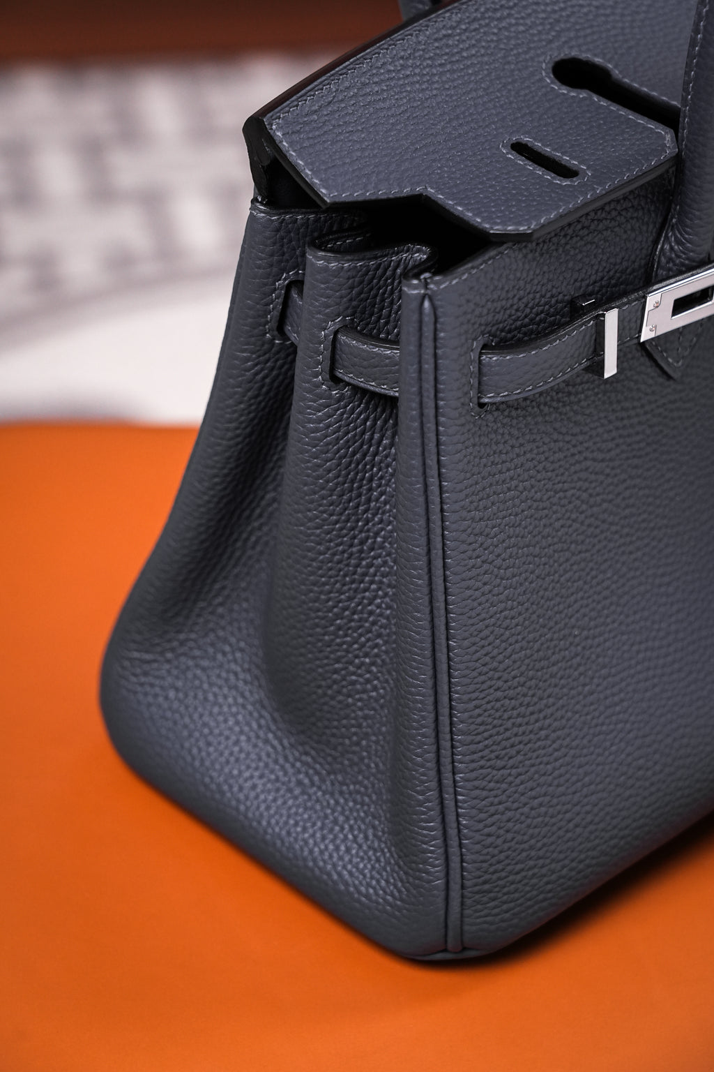 Birkin- All Handmade Golden / Sliver  Haze ash togo leather