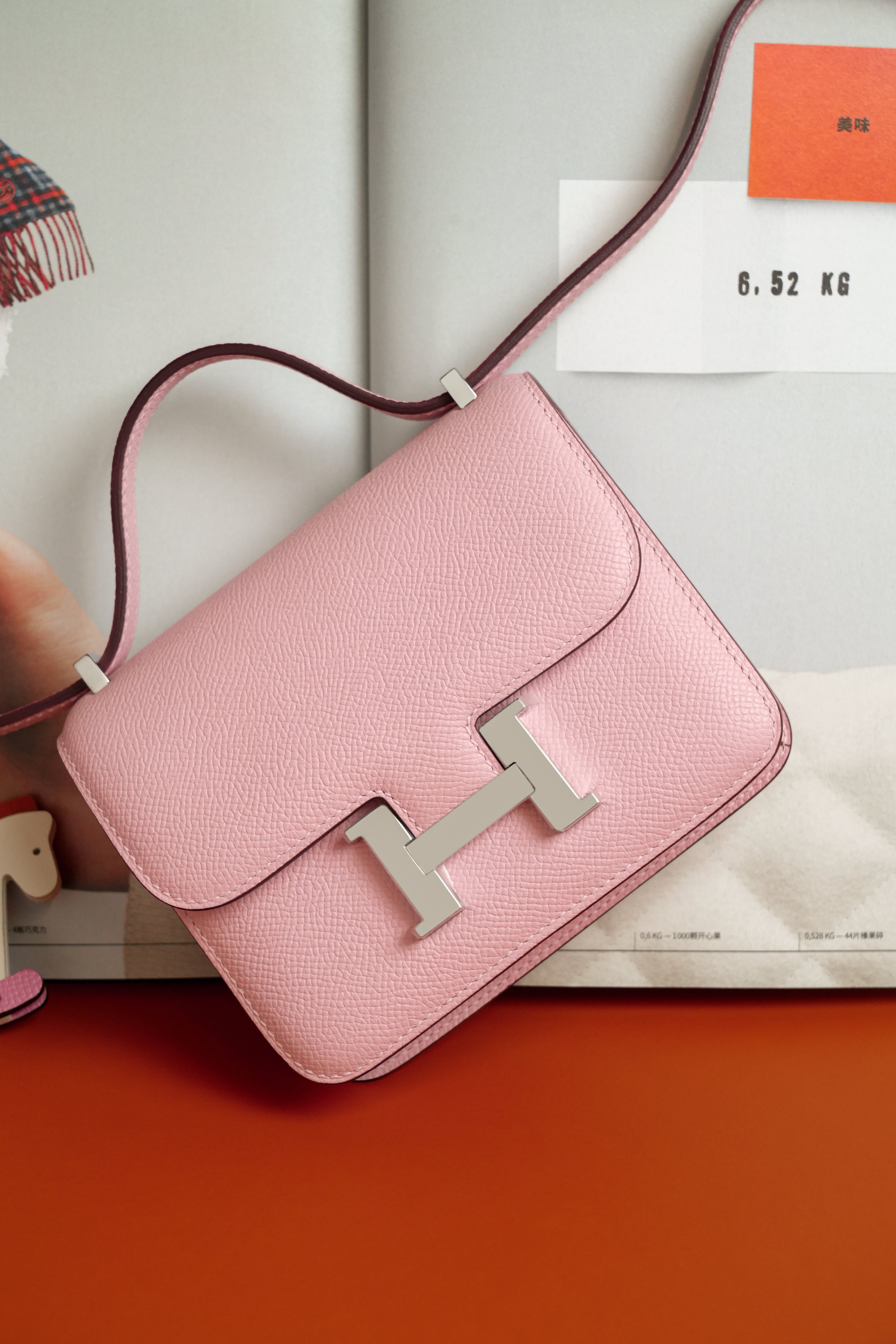 Constance- All Handmade Golden / Sliver Hardware   Rose Sakura Ep eather