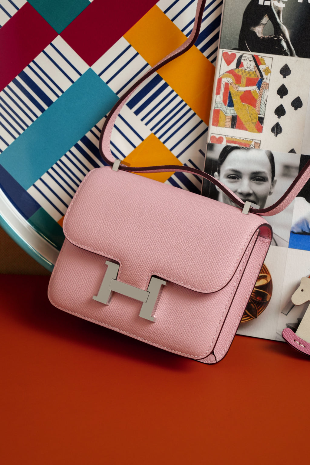 Constance- All Handmade Golden / Sliver Hardware   Rose Sakura Ep eather