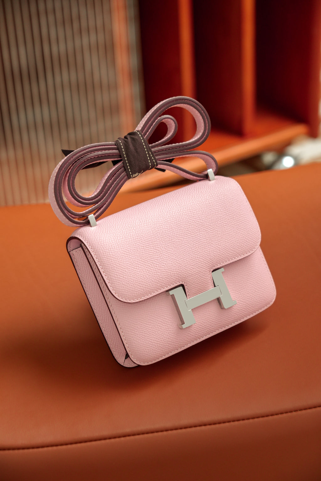 Constance- All Handmade Golden / Sliver Hardware   Rose Sakura Ep eather