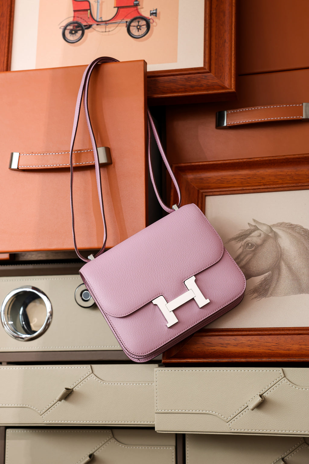 Constance- All Handmade Golden / Sliver Hardware Sose The ep leather