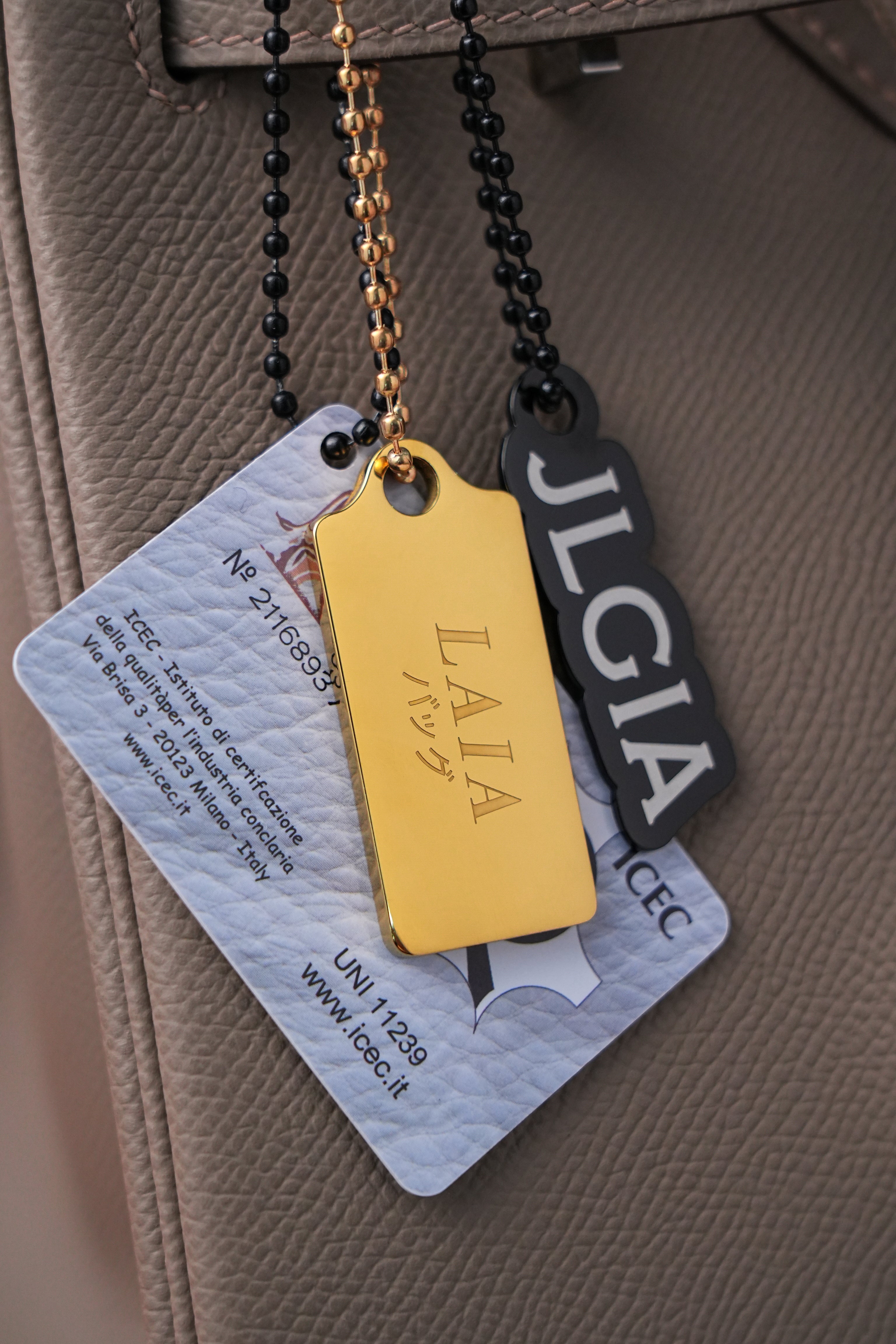 Birkin- All Handmade Golden / Sliver Etoupe ep leather