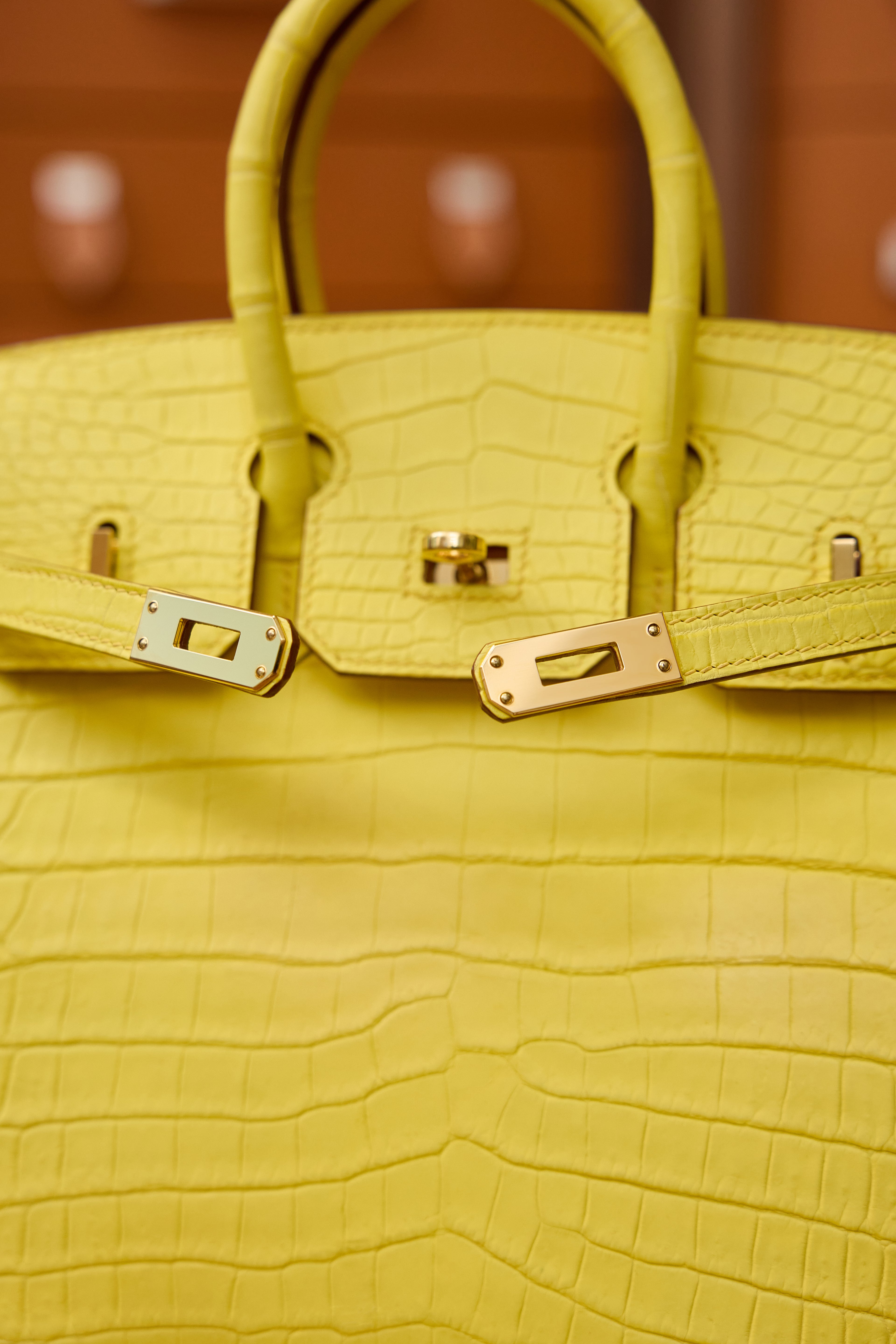 BK-2024 All Handmade Golden / Sliver  Hardware Cumboo  Porosus Crocodile leather