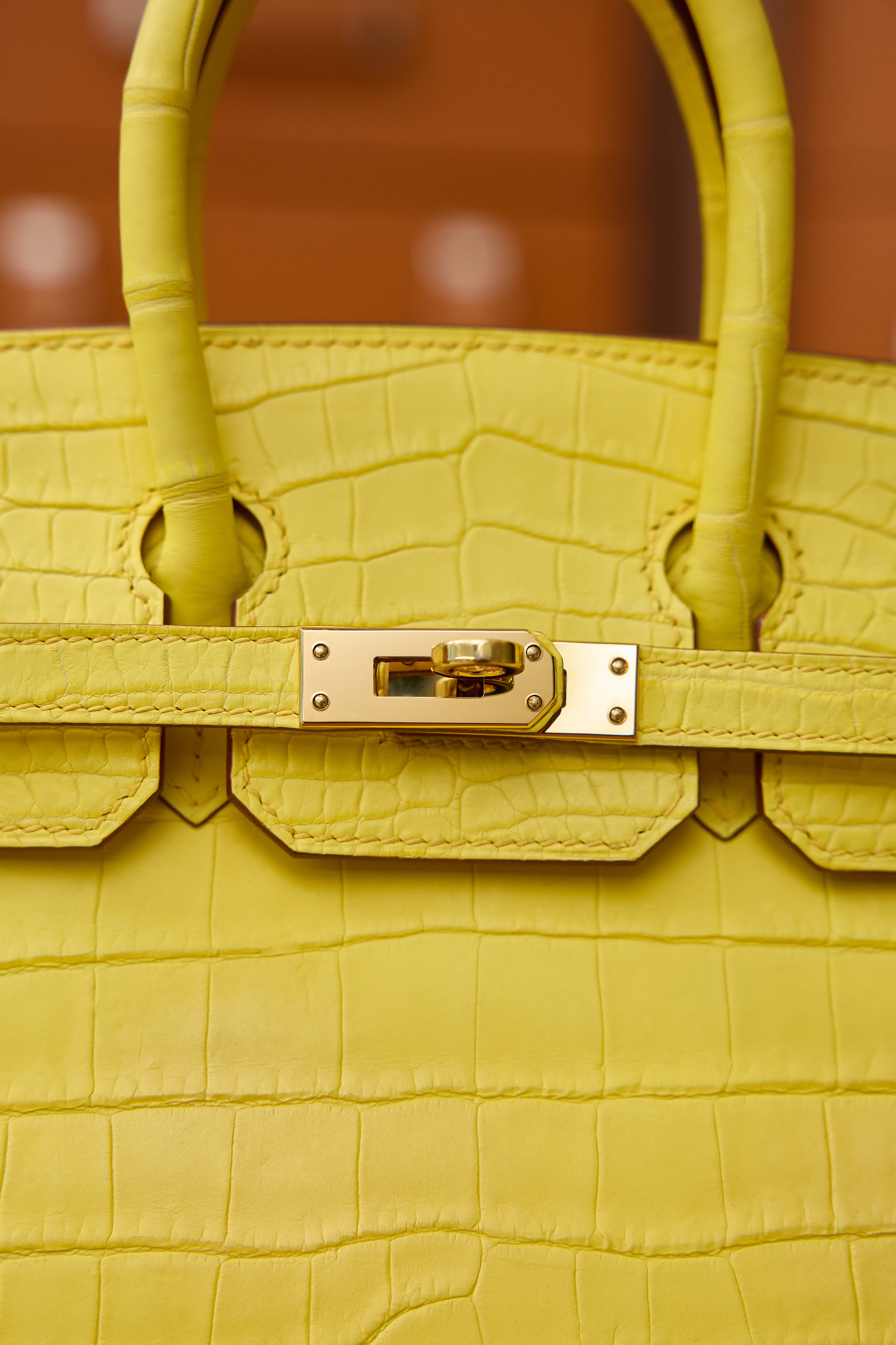 BK-2024 All Handmade Golden / Sliver  Hardware Cumboo  Porosus Crocodile leather