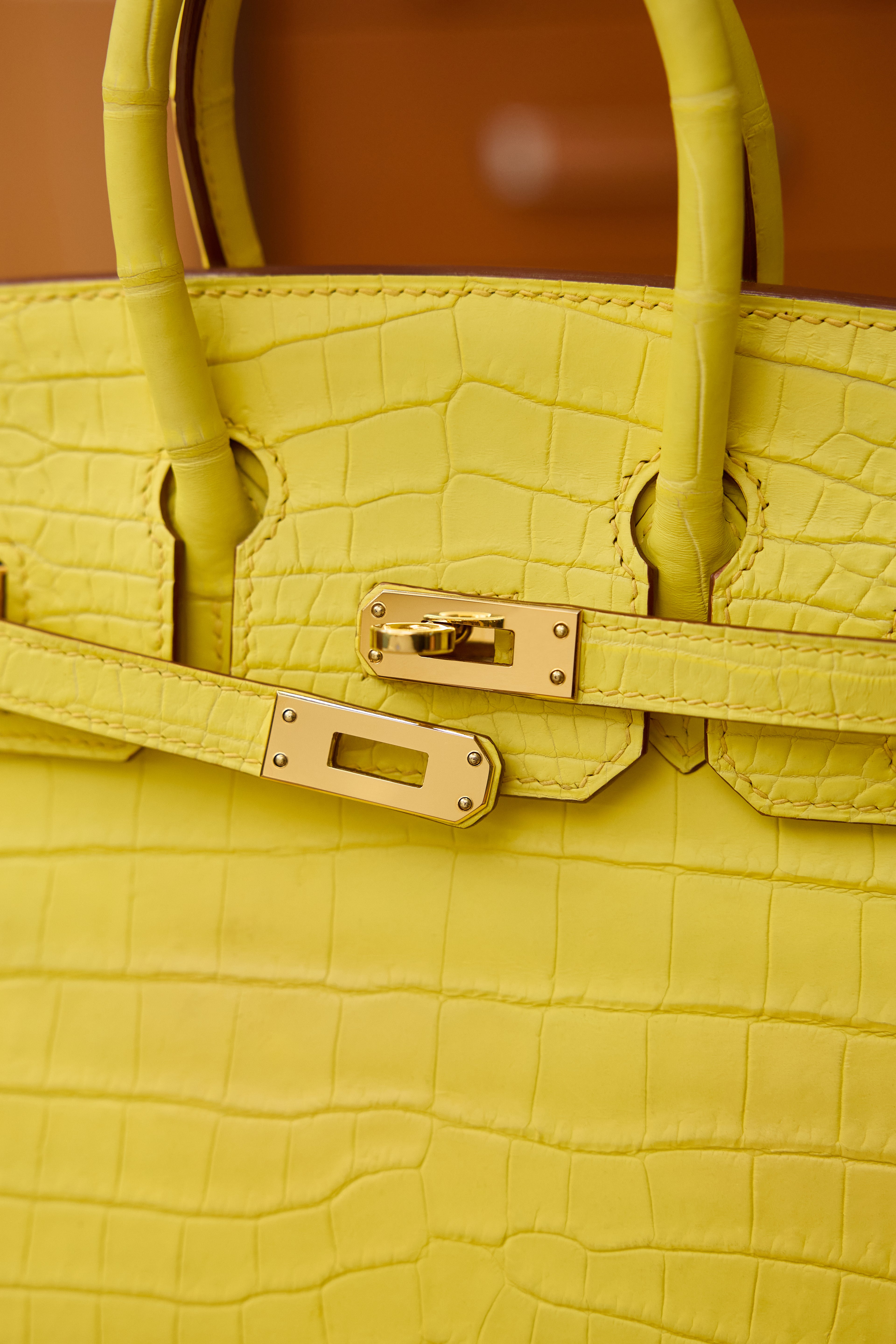 BK-2024 All Handmade Golden / Sliver  Hardware Cumboo  Porosus Crocodile leather