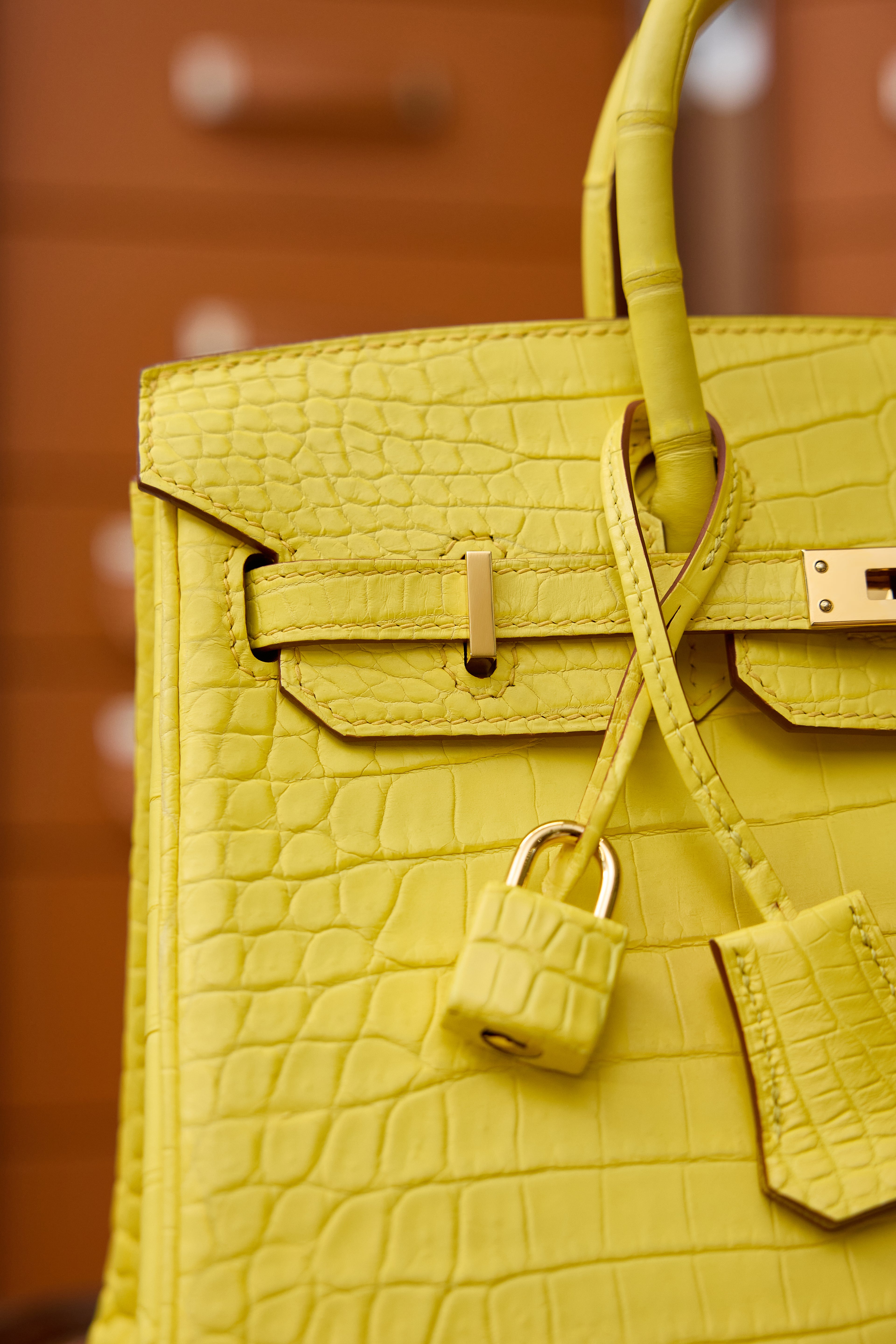 BK-2024 All Handmade Golden / Sliver  Hardware Cumboo  Porosus Crocodile leather