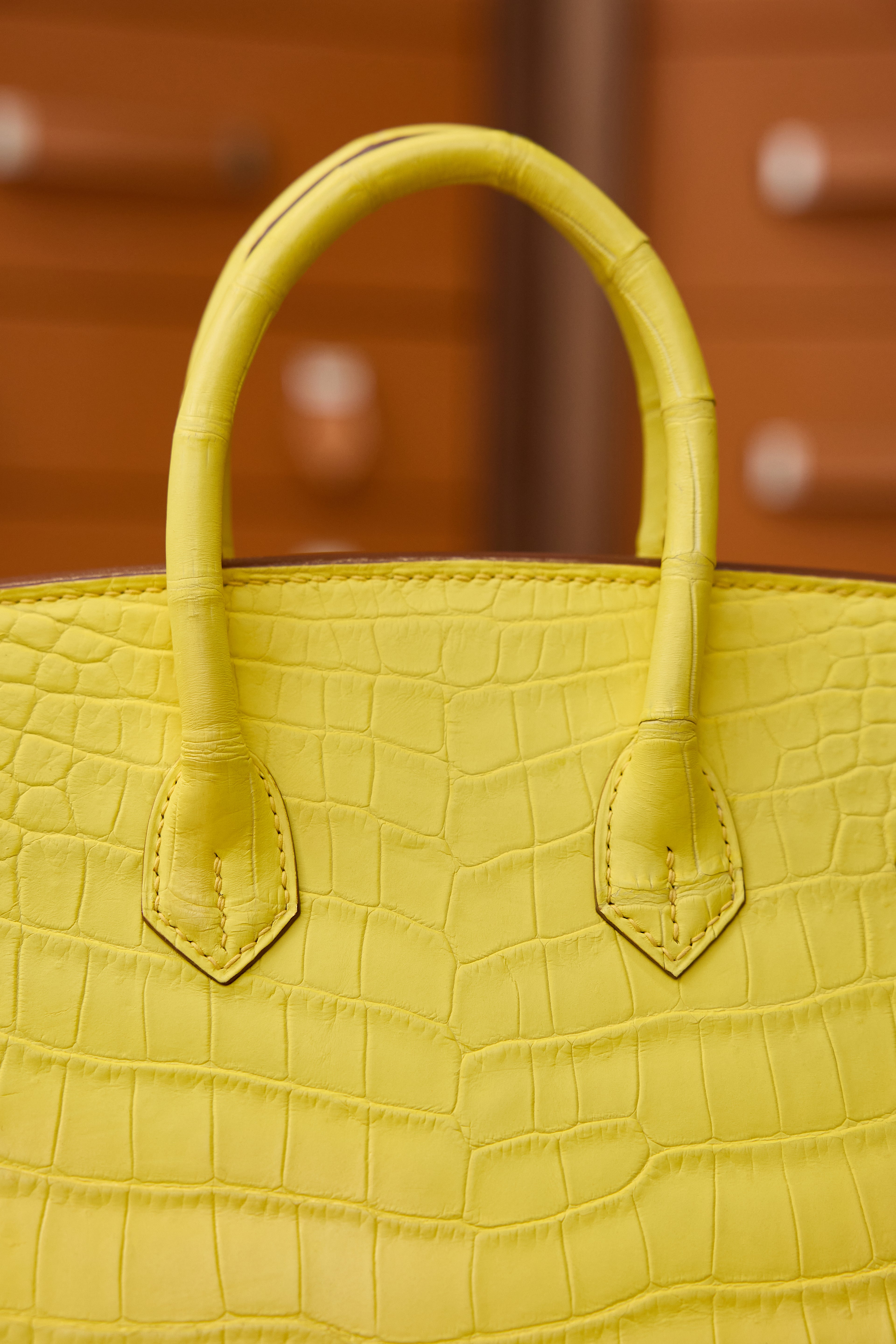 BK-2024 All Handmade Golden / Sliver  Hardware Cumboo  Porosus Crocodile leather