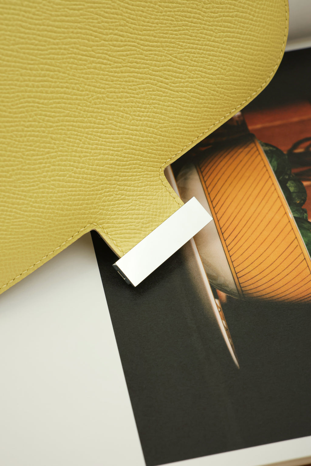 Constance- All Handmade Golden / Sliver Jaune Poussin ep leather