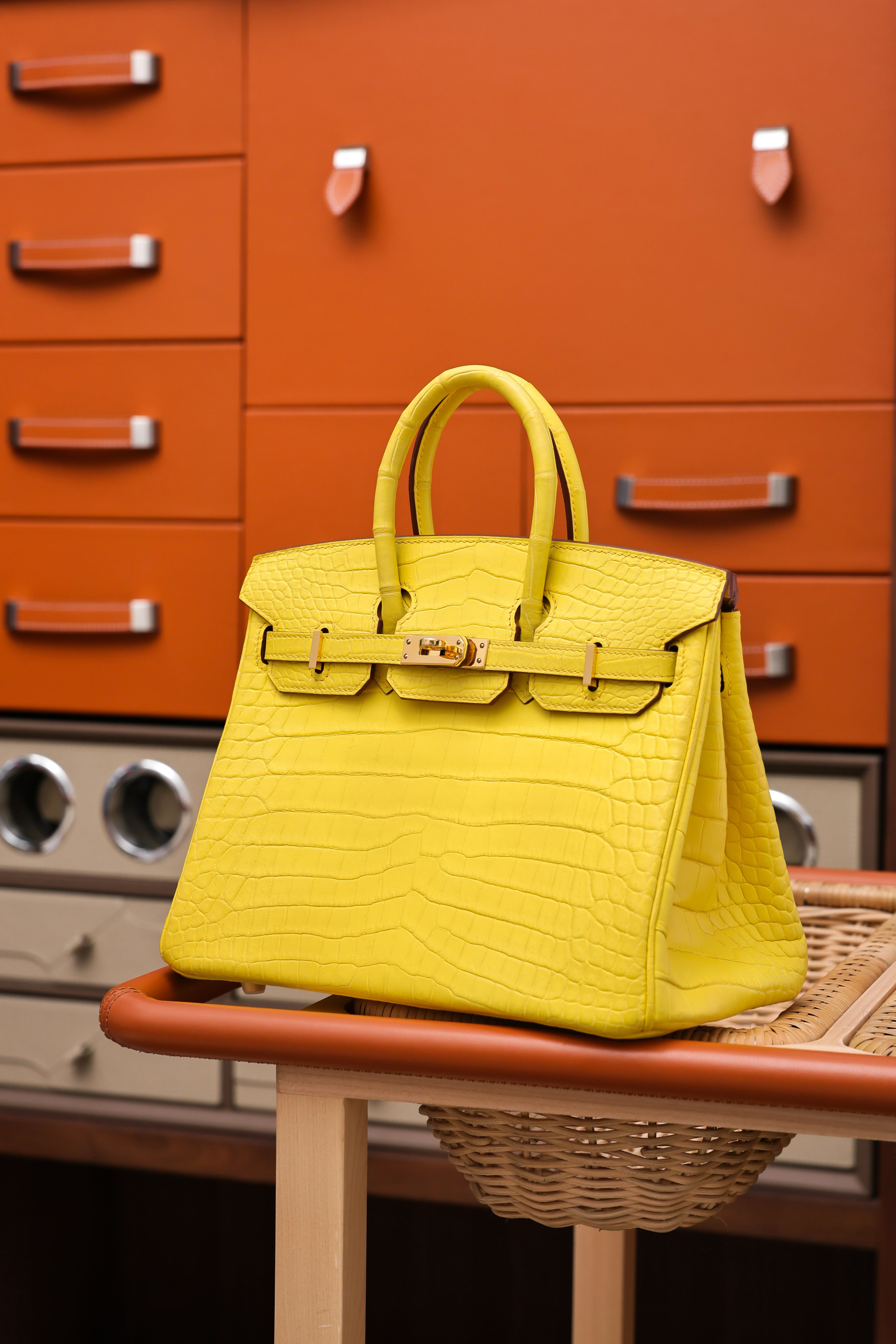 BK-2024 All Handmade Golden / Sliver  Hardware Cumboo  Porosus Crocodile leather